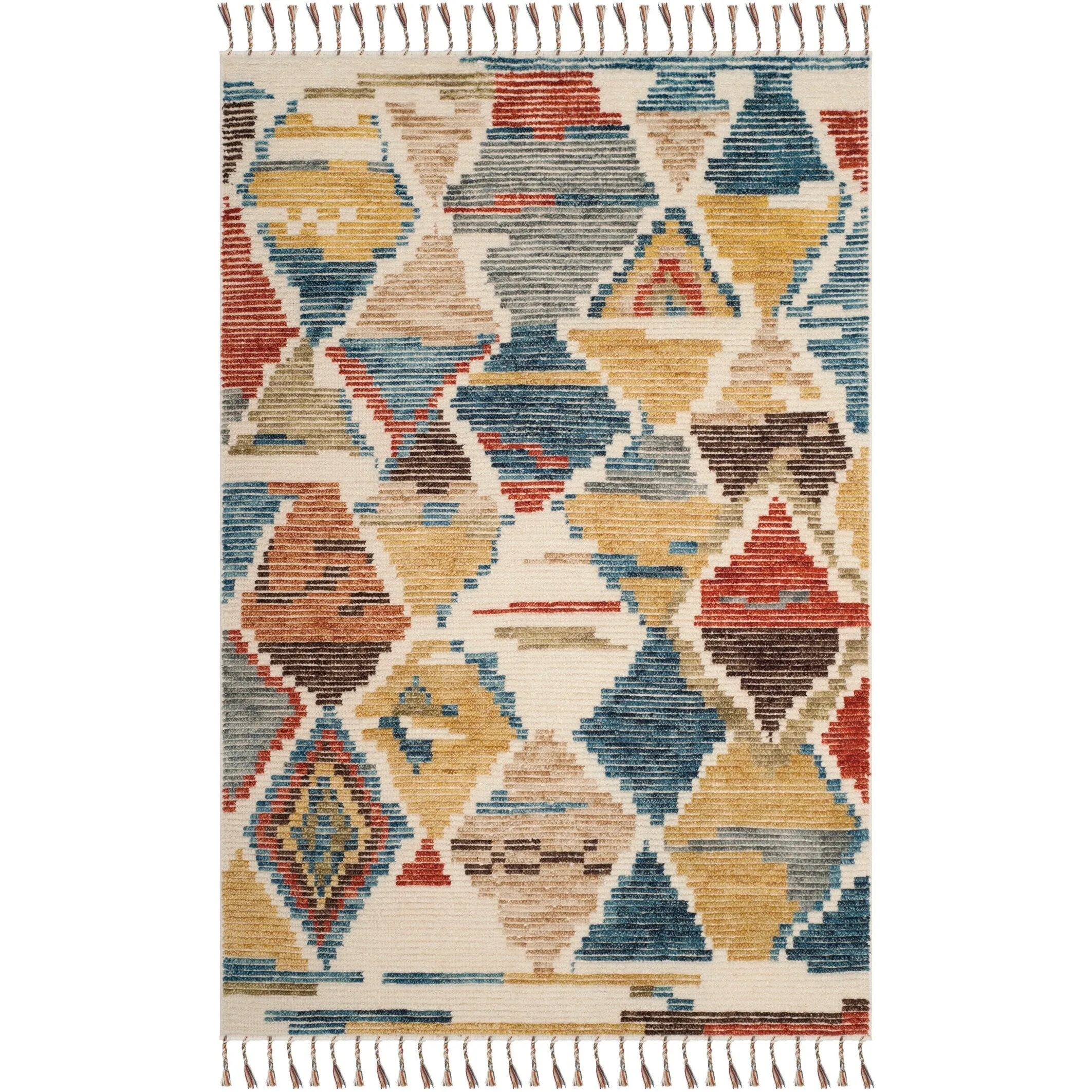 SAFAVIEH Hand-knotted Kenya Thamar Southwestern Tribal Wool Rug