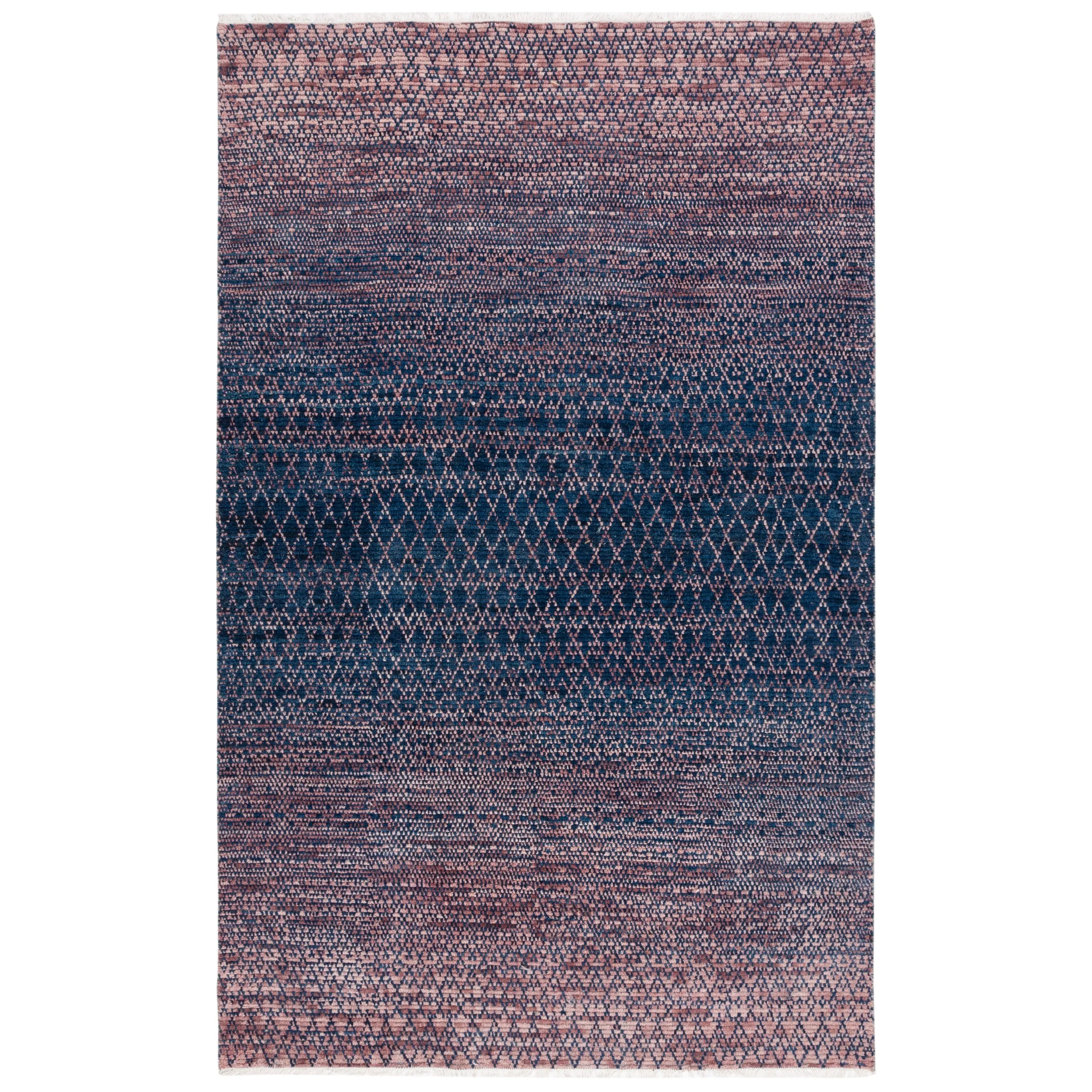 SAFAVIEH Hand-Knotted Nomad Bouchra Boho Wool Rug
