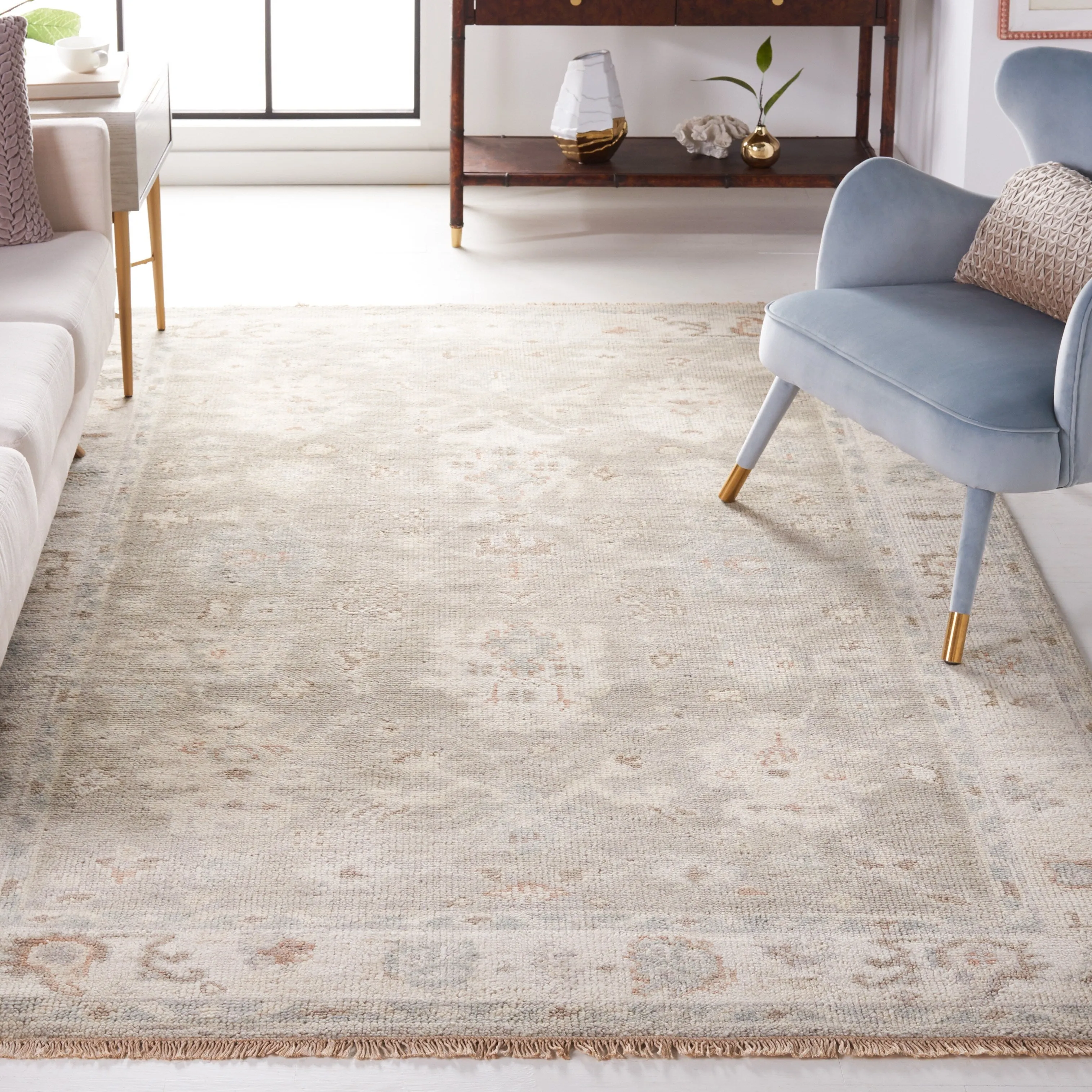SAFAVIEH Hand-Knotted Samarkand Rinje Traditional Wool Rug
