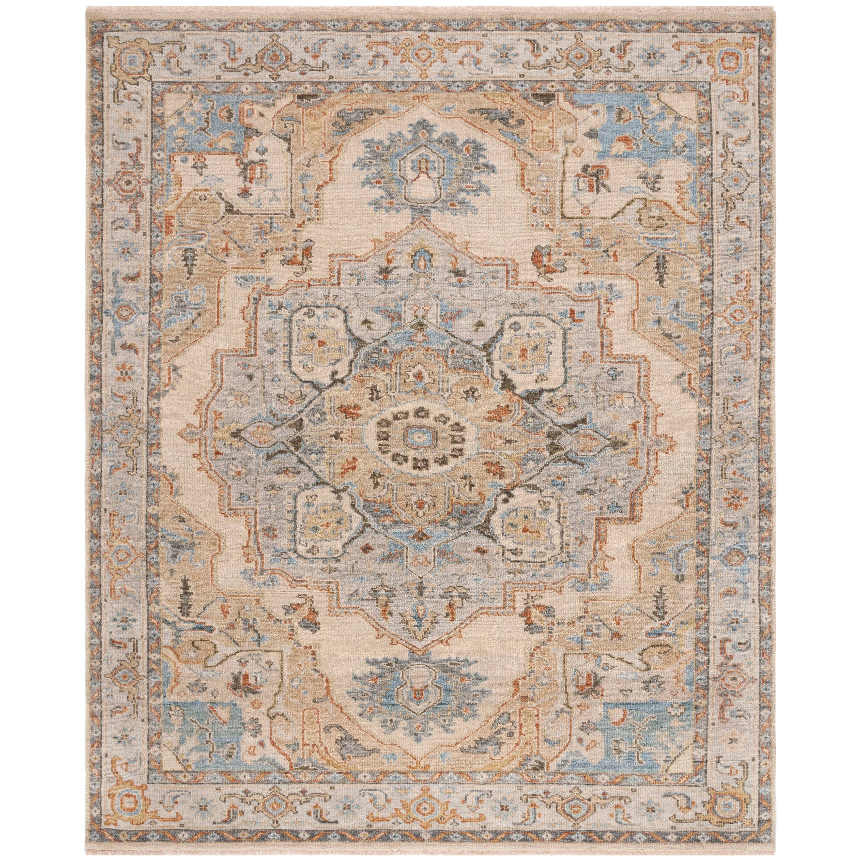 SAFAVIEH Hand-Knotted Sultanabad Violanda Traditional Wool Rug