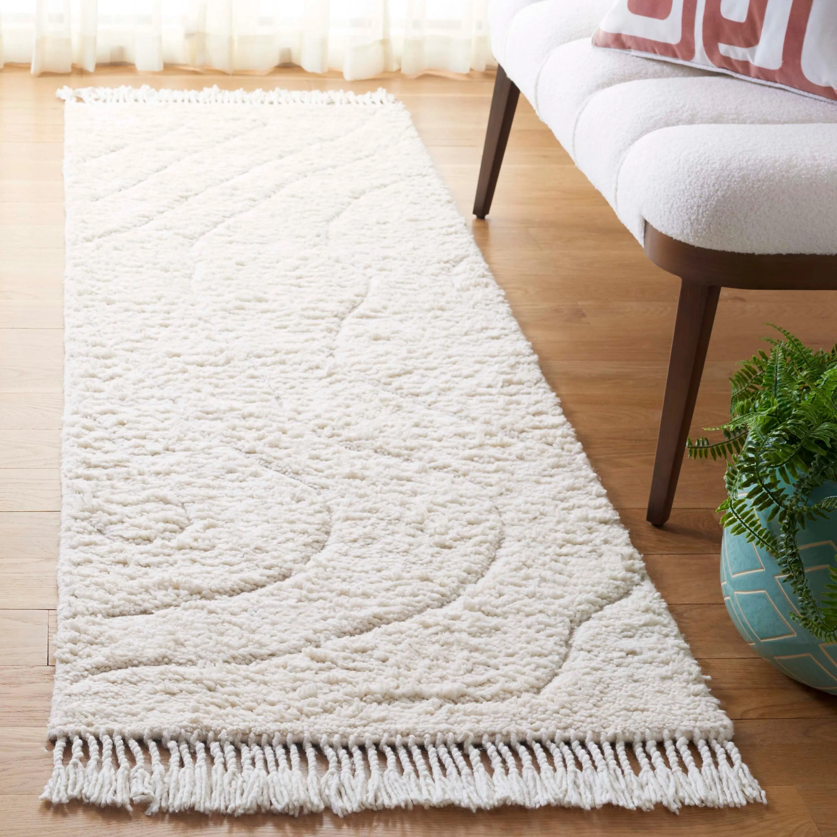 SAFAVIEH Hand-Woven Vermont Krystal Transitional Wool Rug