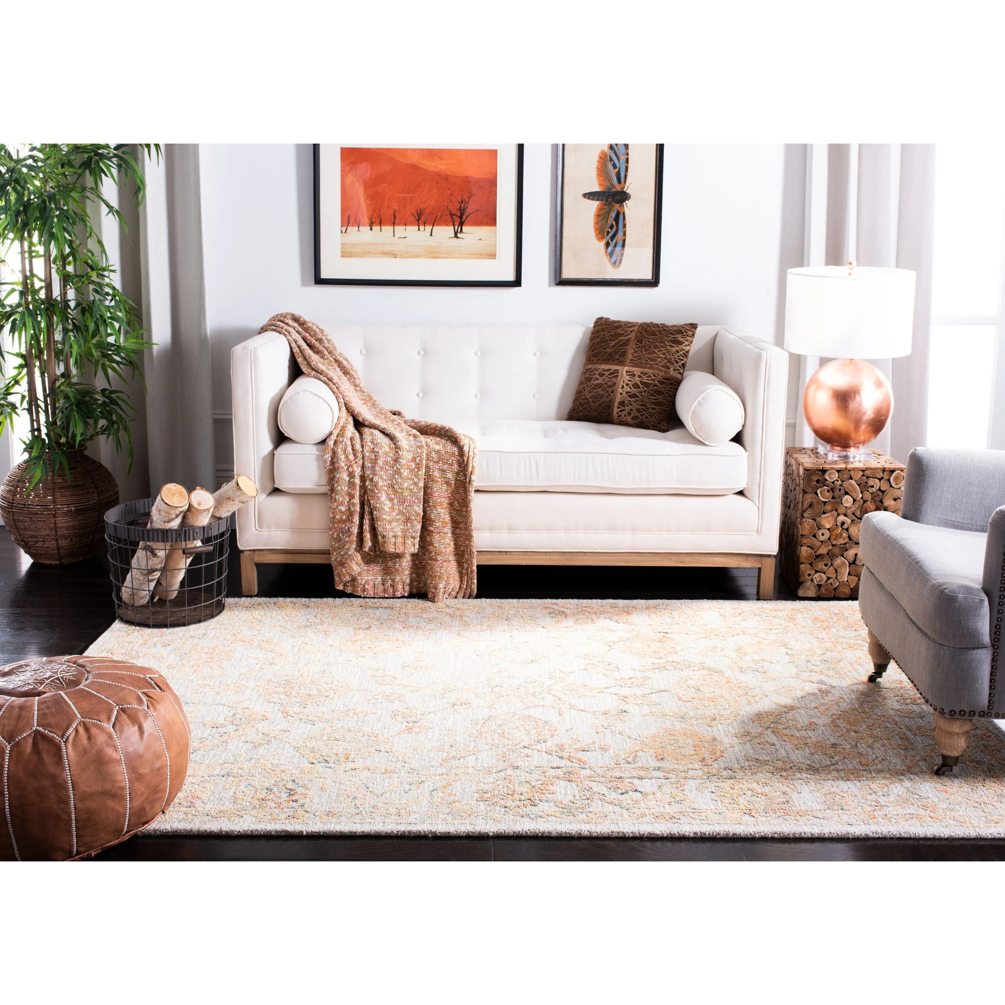 SAFAVIEH Handmade Abstract Atossa Modern Wool Rug