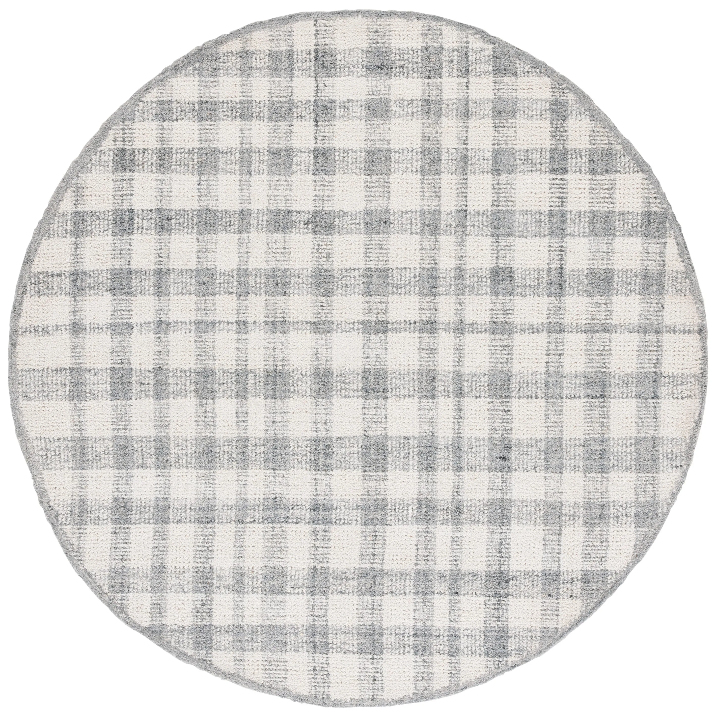 SAFAVIEH Handmade Abstract Imka Checkered Wool Rug
