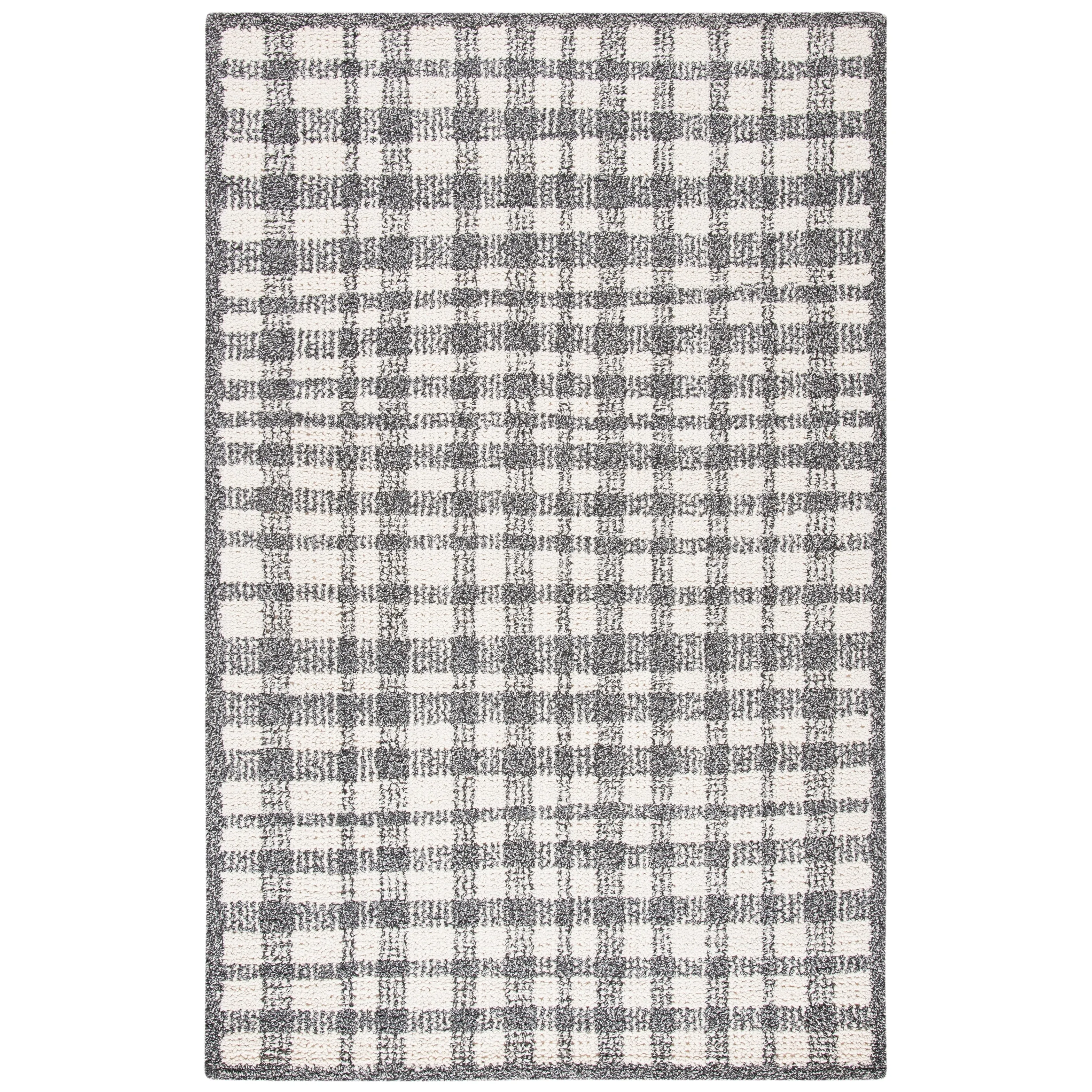 SAFAVIEH Handmade Abstract Imka Checkered Wool Rug