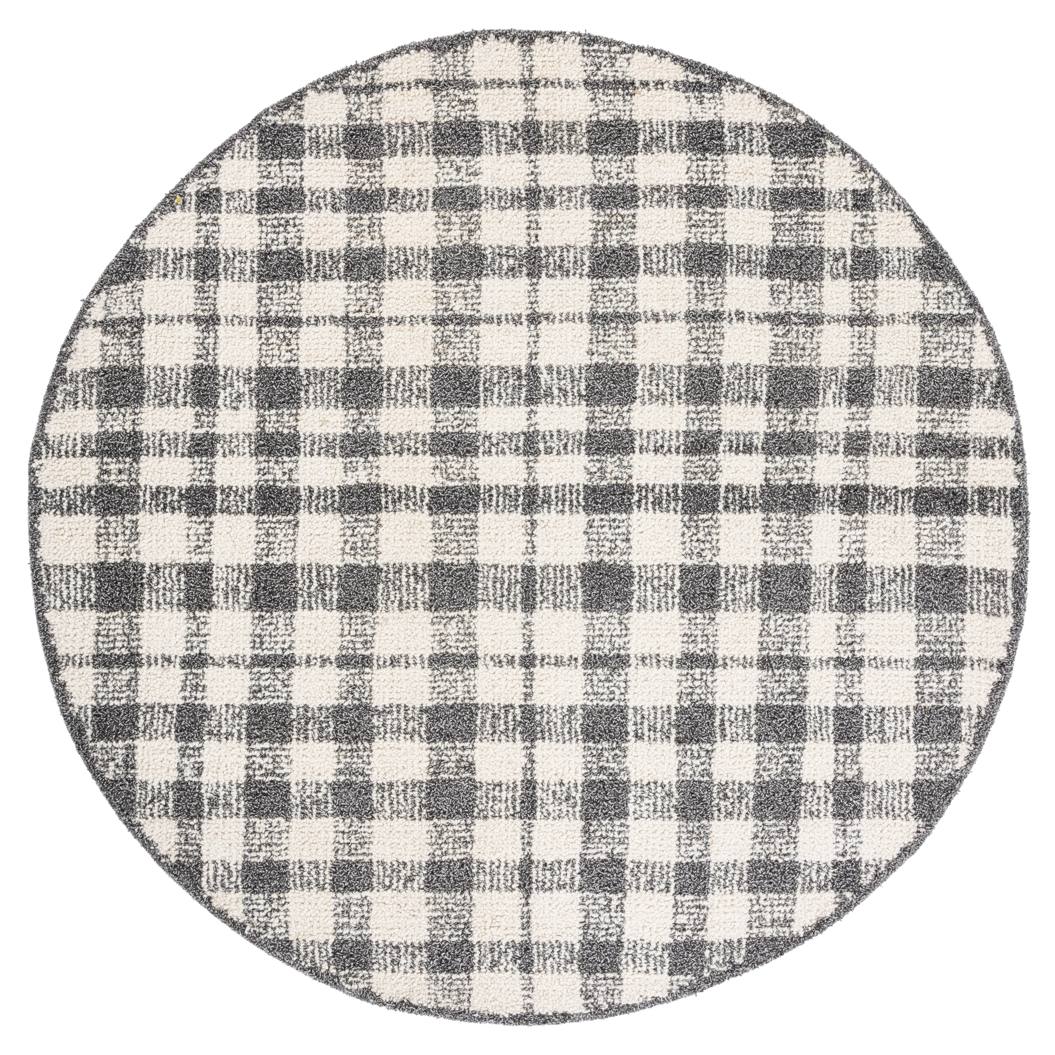 SAFAVIEH Handmade Abstract Imka Checkered Wool Rug