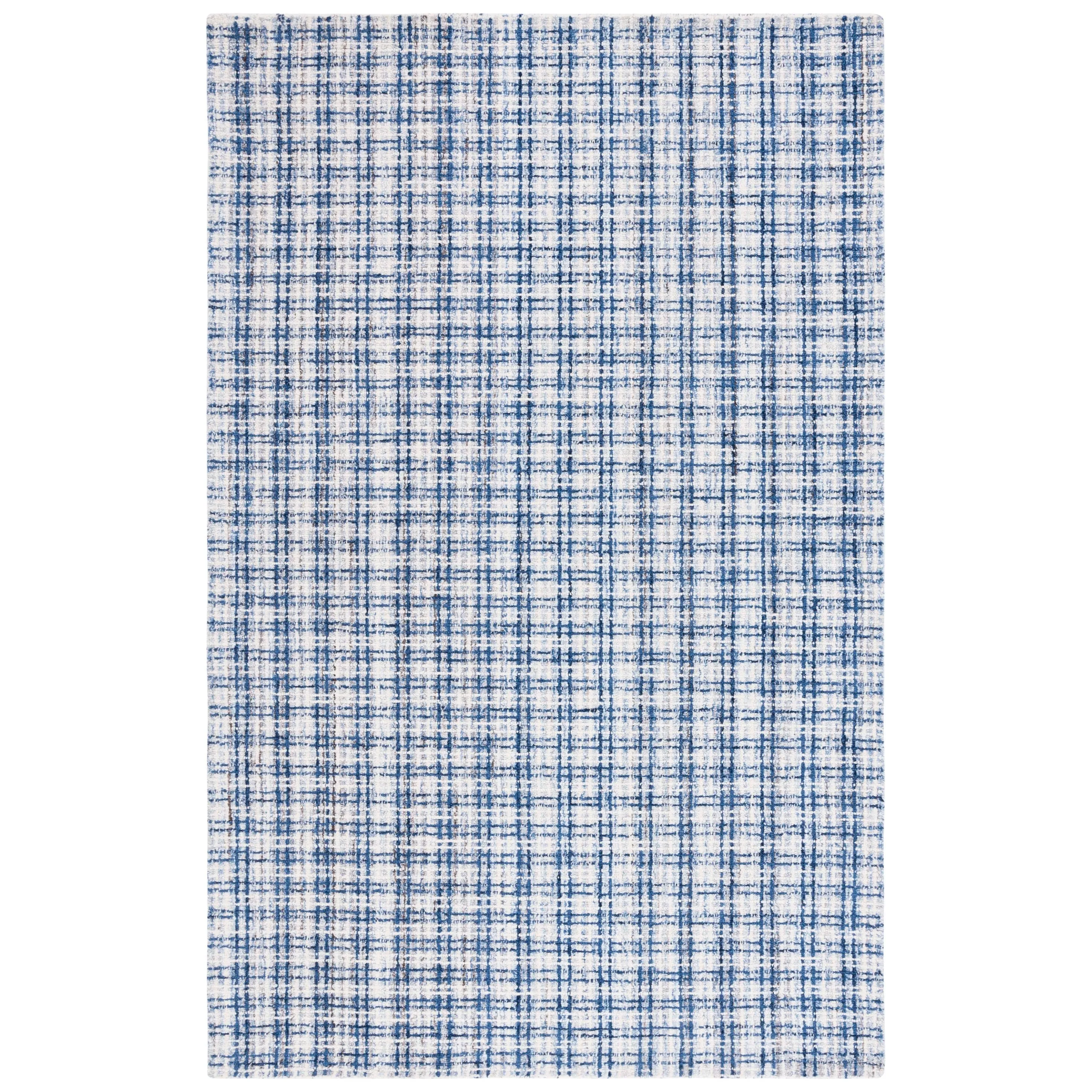 SAFAVIEH Handmade Abstract Subina Plaid Wool Rug