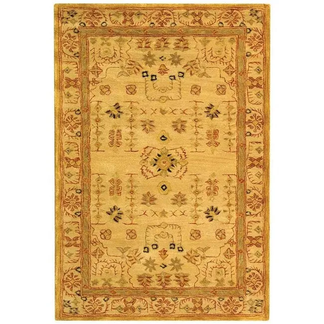 SAFAVIEH Handmade Anatolia Jamesina Traditional Oriental Hand-spun Wool Rug