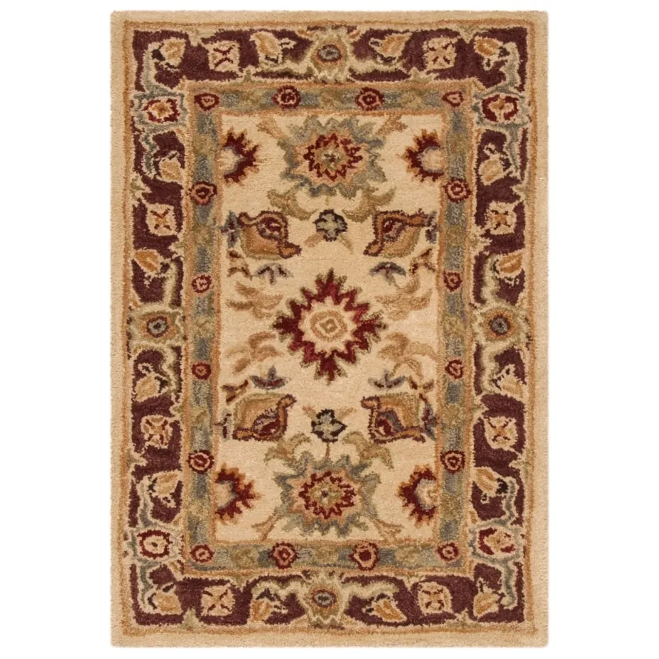 SAFAVIEH Handmade Anatolia Shahida Traditional Oriental Hand-spun Wool Rug