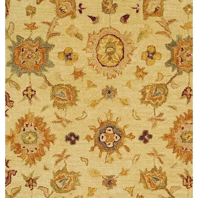SAFAVIEH Handmade Anatolia Shahida Traditional Oriental Hand-spun Wool Rug
