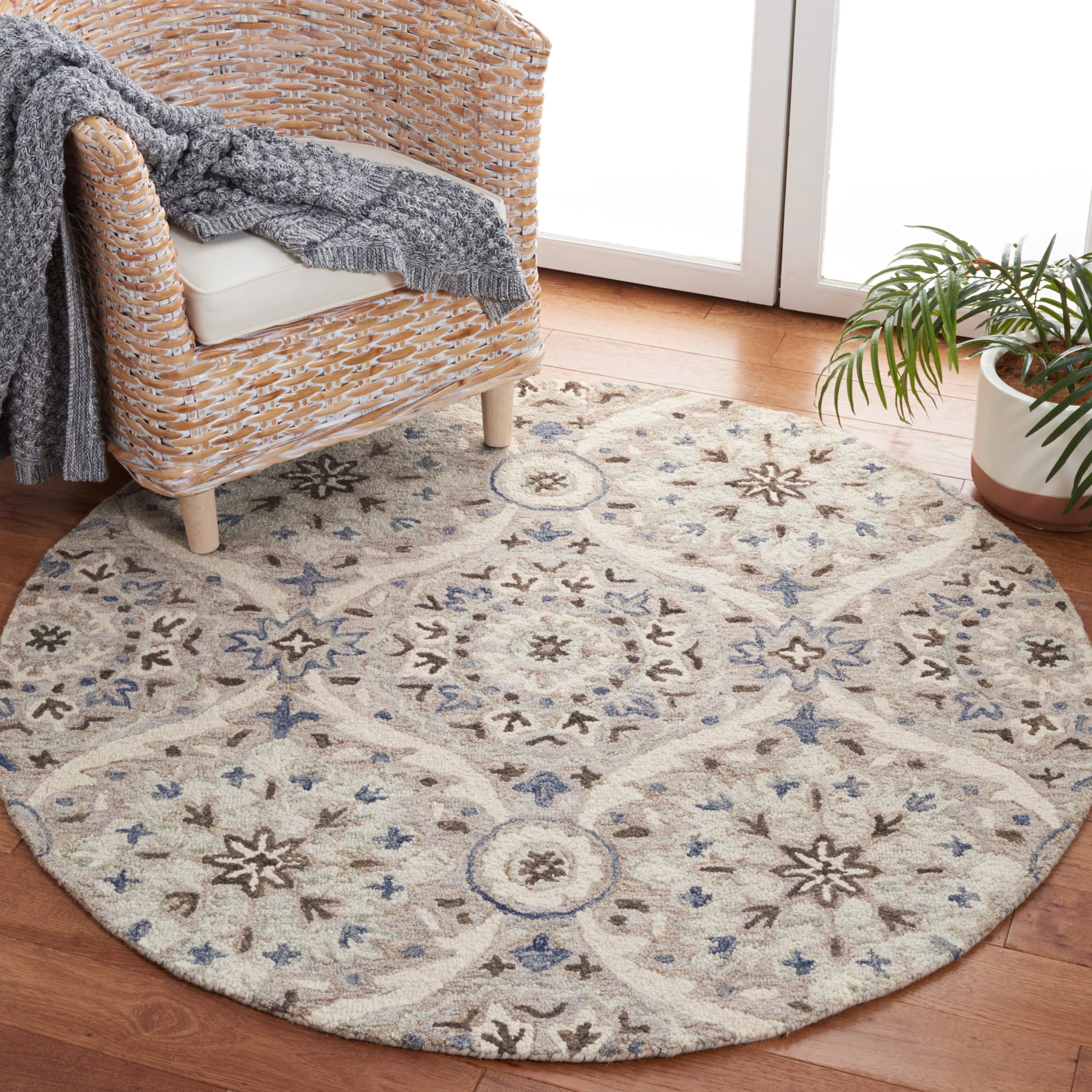 SAFAVIEH Handmade Aspen Neri Boho Wool Rug