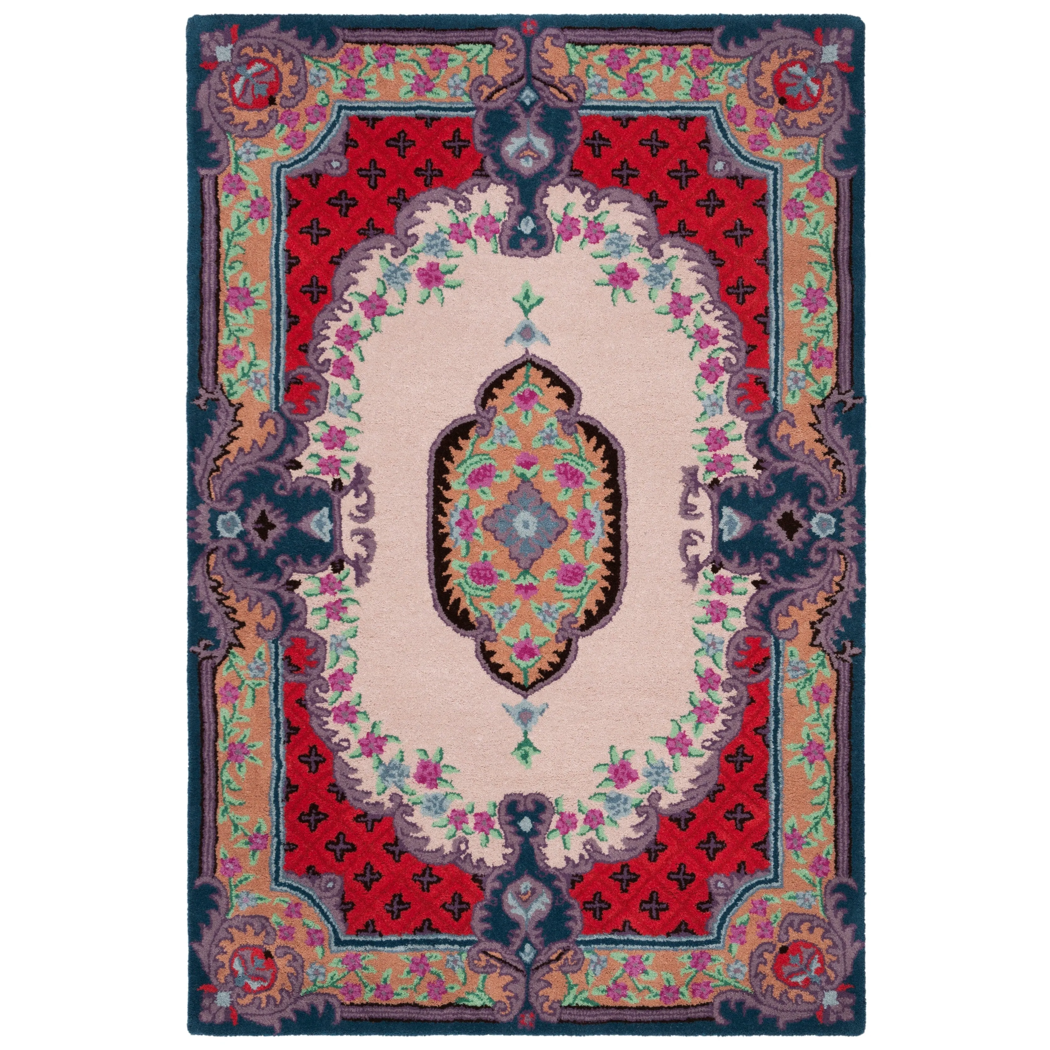 SAFAVIEH Handmade Aspen Neri Boho Wool Rug