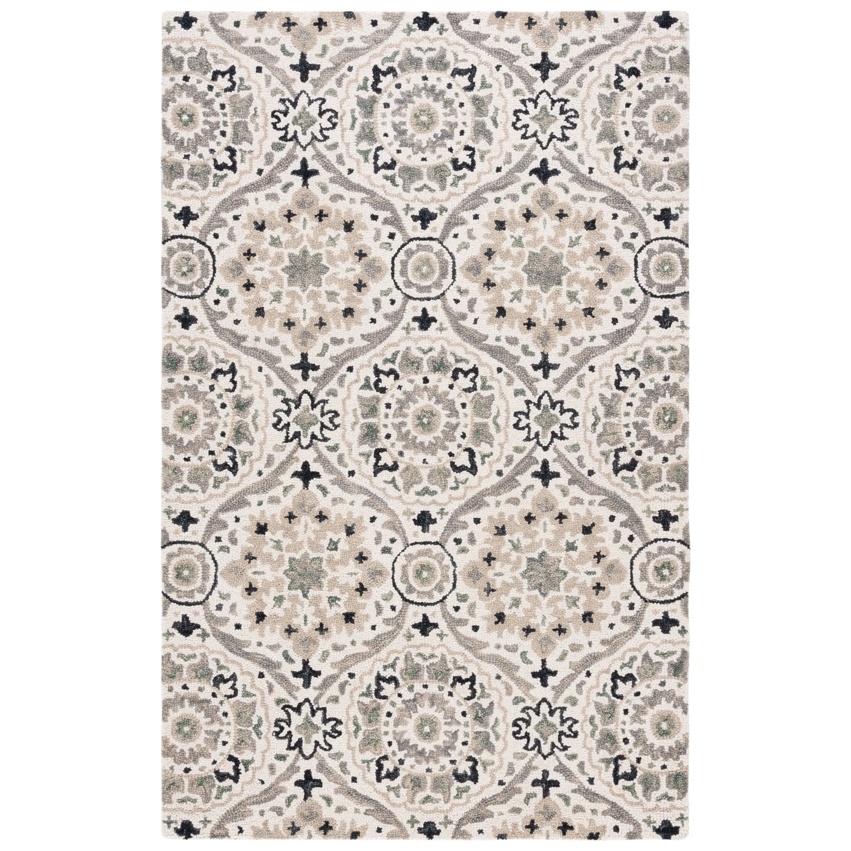 SAFAVIEH Handmade Aspen Neri Boho Wool Rug