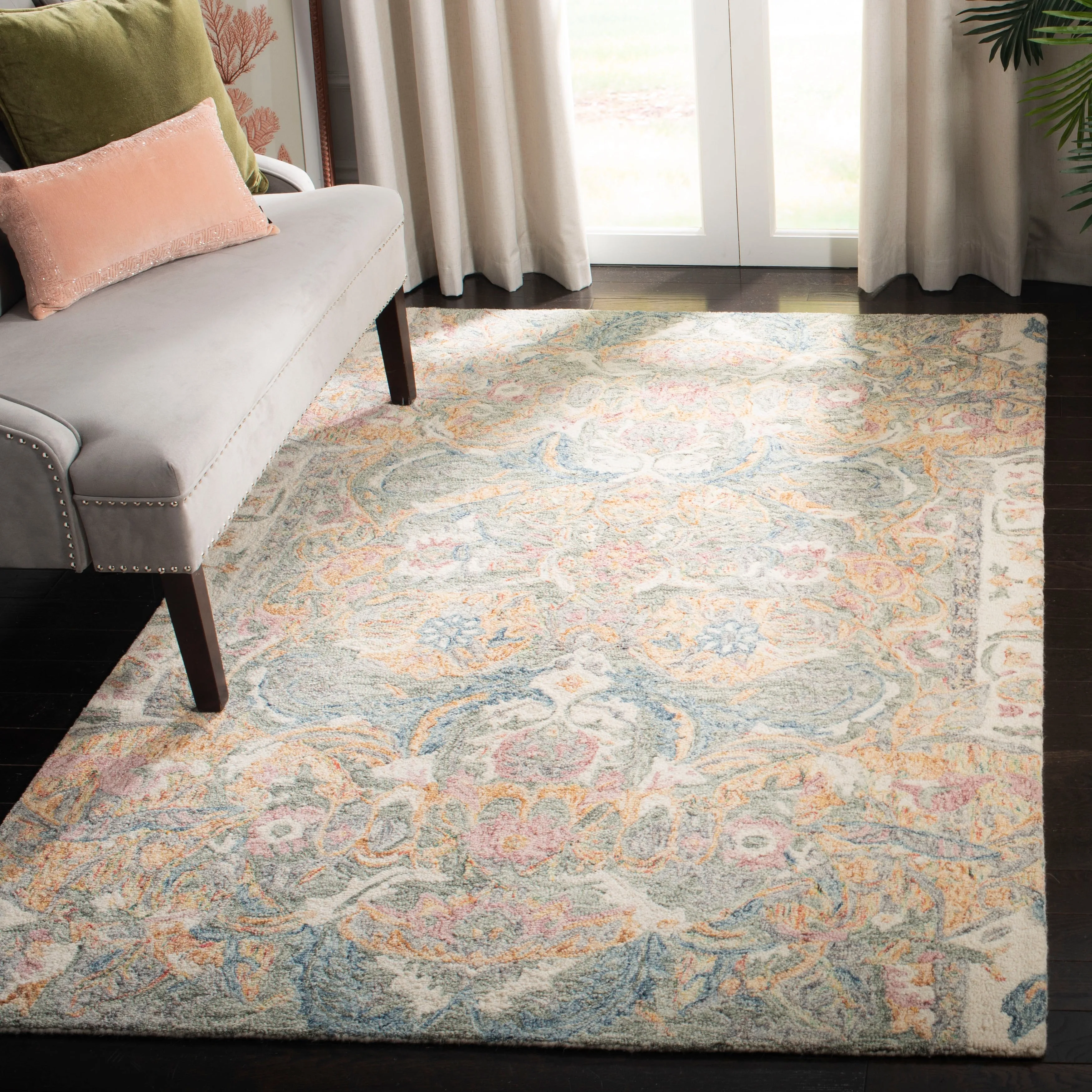 SAFAVIEH Handmade Aubusson Jyldyz Traditional Oriental Wool Rug