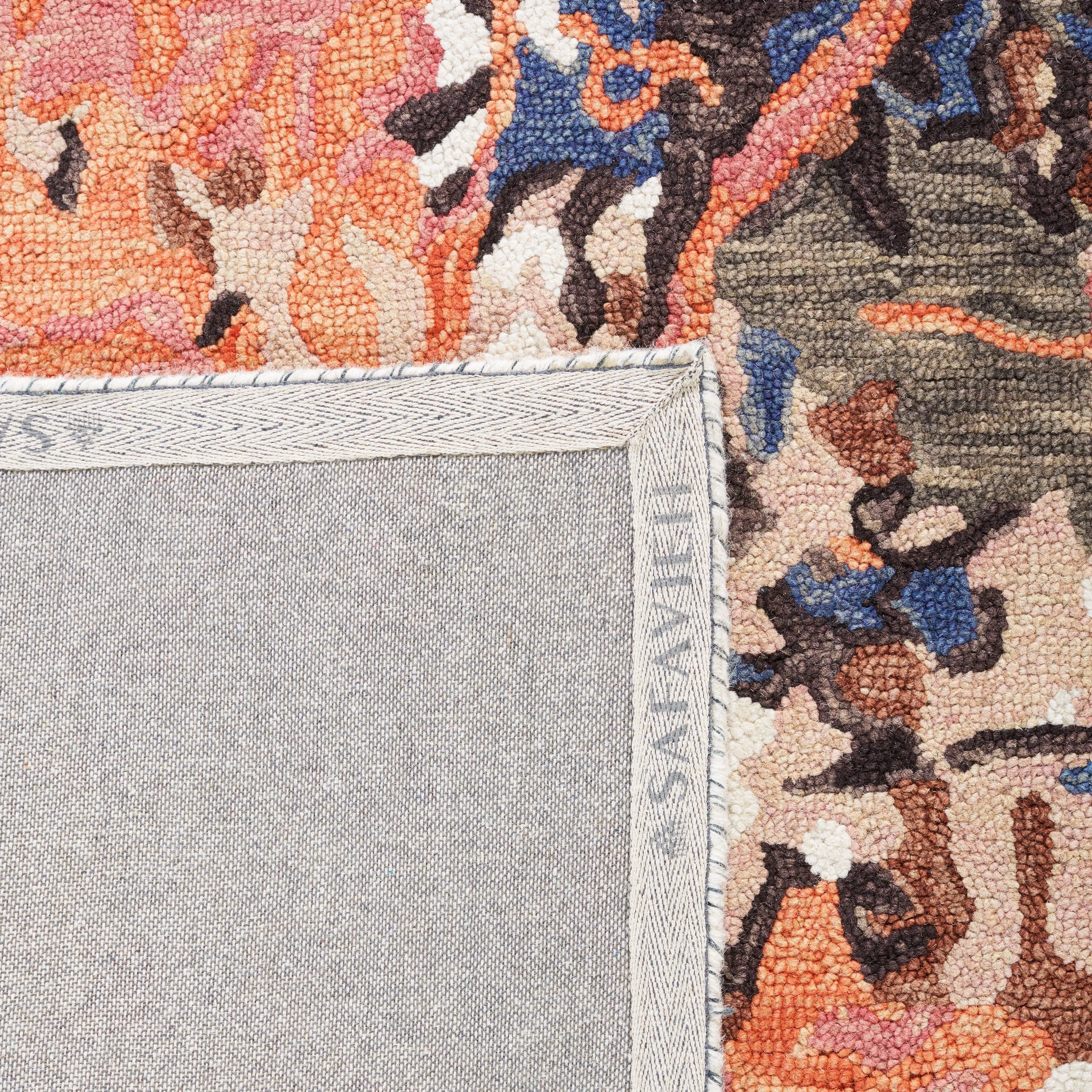 SAFAVIEH Handmade Blossom Florinela French Country Floral Wool Rug