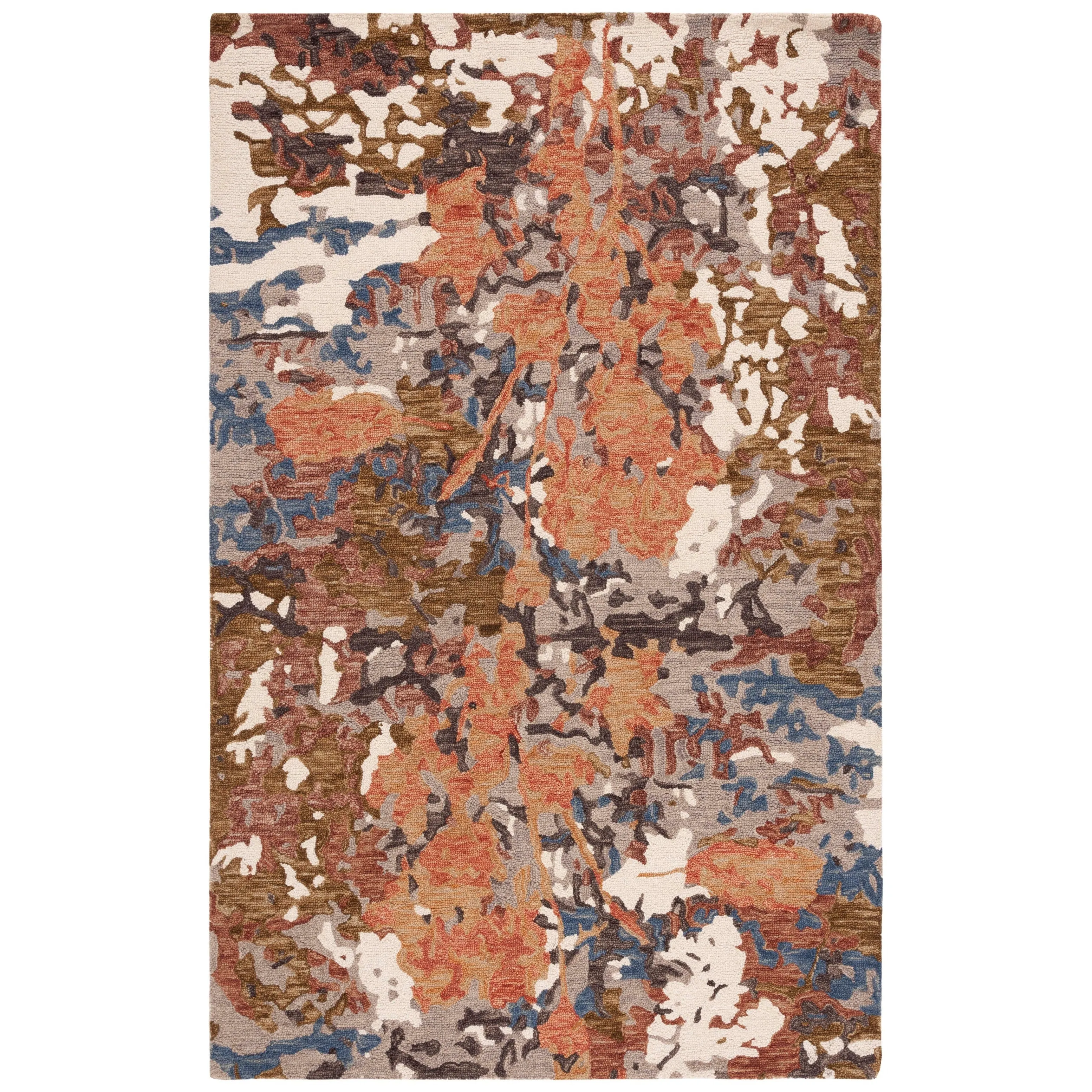 SAFAVIEH Handmade Blossom Florinela French Country Floral Wool Rug