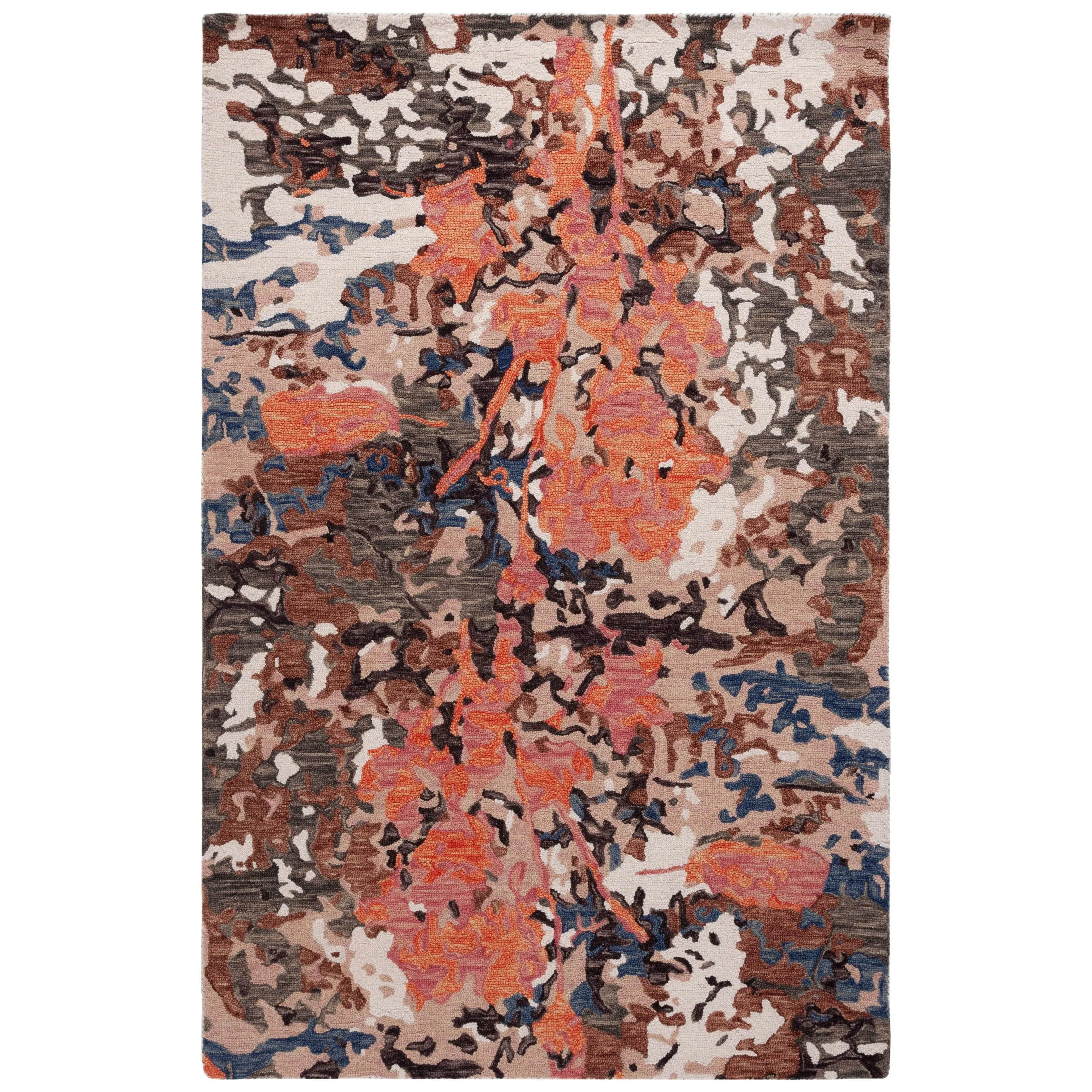 SAFAVIEH Handmade Blossom Florinela French Country Floral Wool Rug