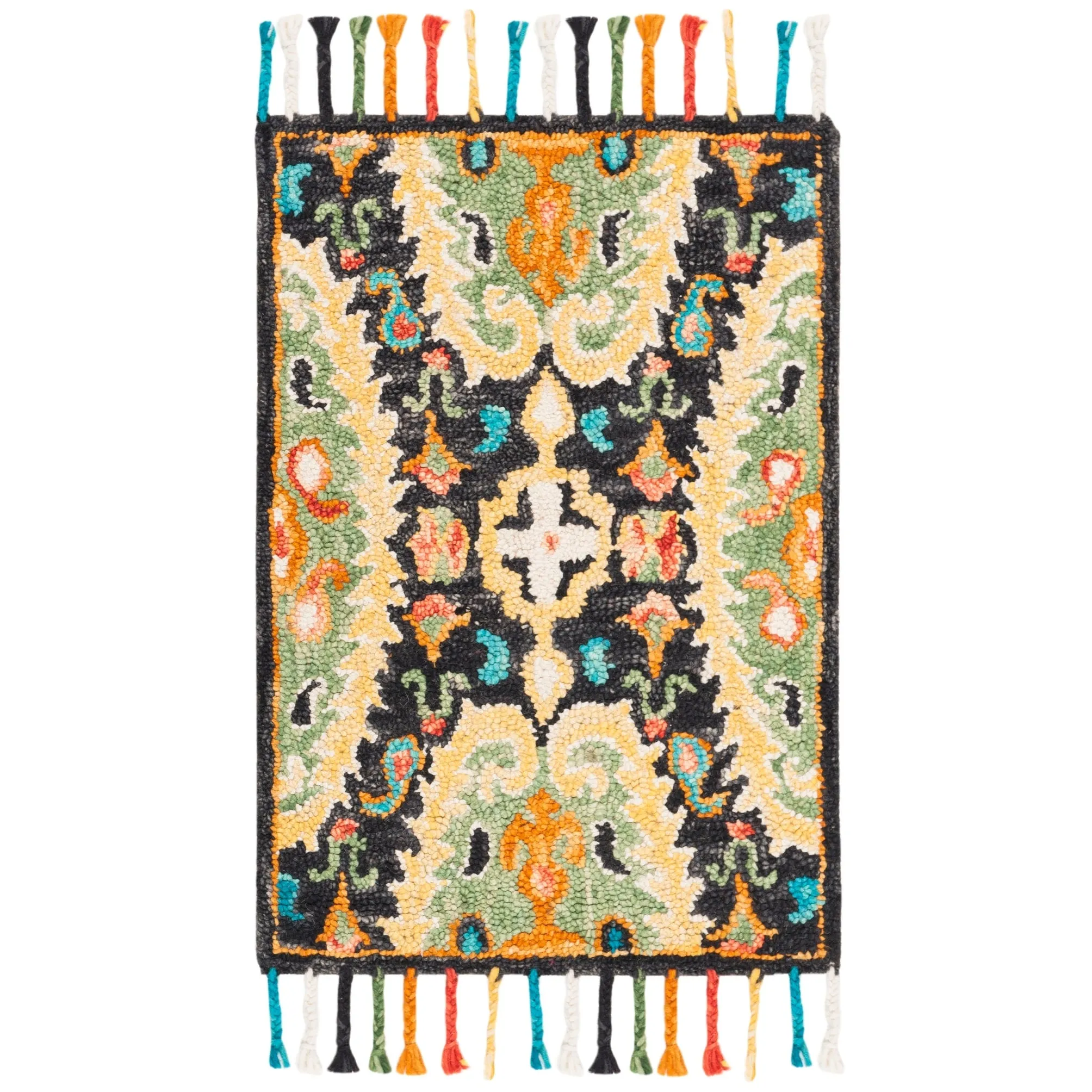 SAFAVIEH Handmade Blossom Hellevi Modern Floral Wool Rug