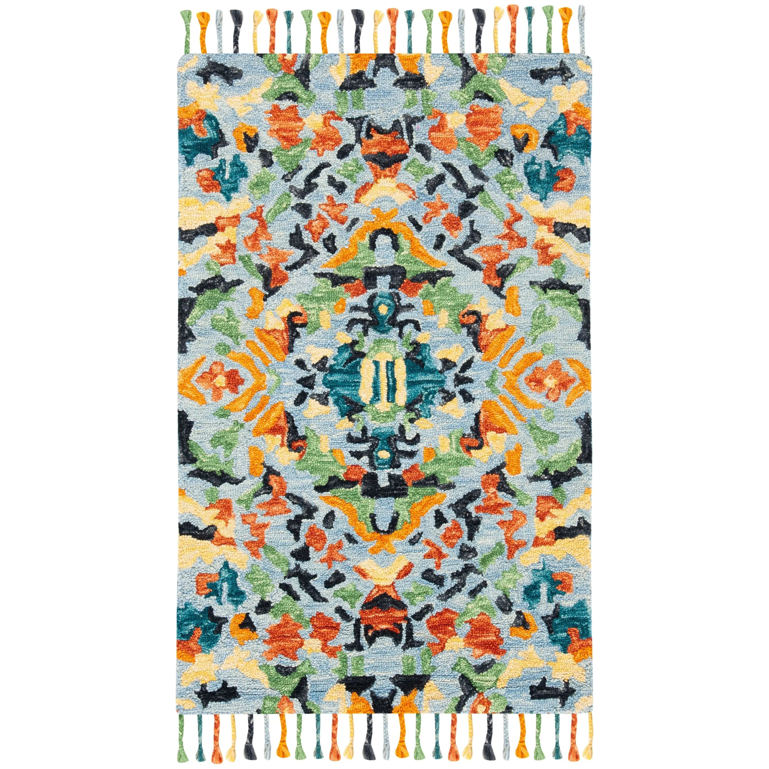 SAFAVIEH Handmade Blossom Seoung Modern Floral Wool Rug