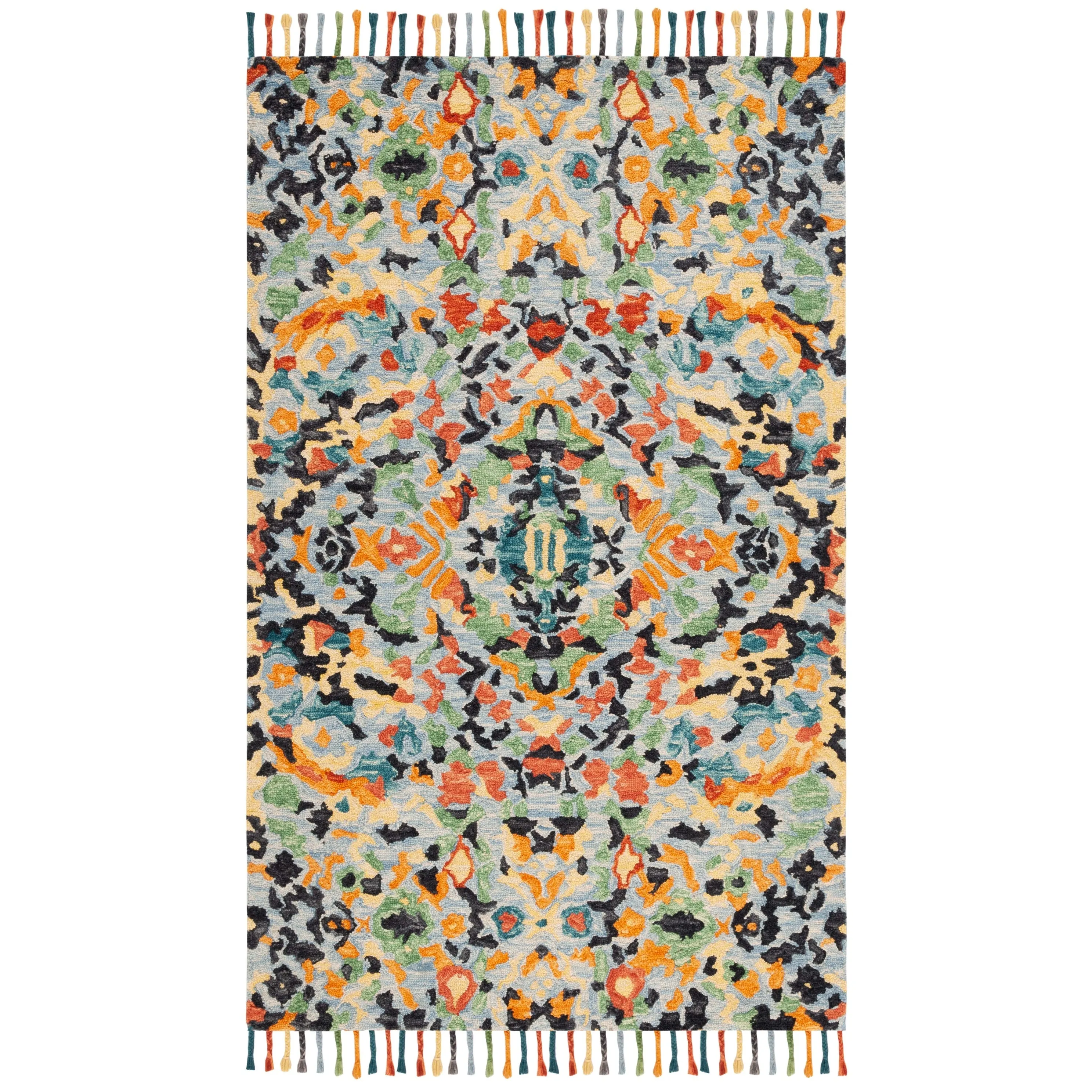 SAFAVIEH Handmade Blossom Seoung Modern Floral Wool Rug