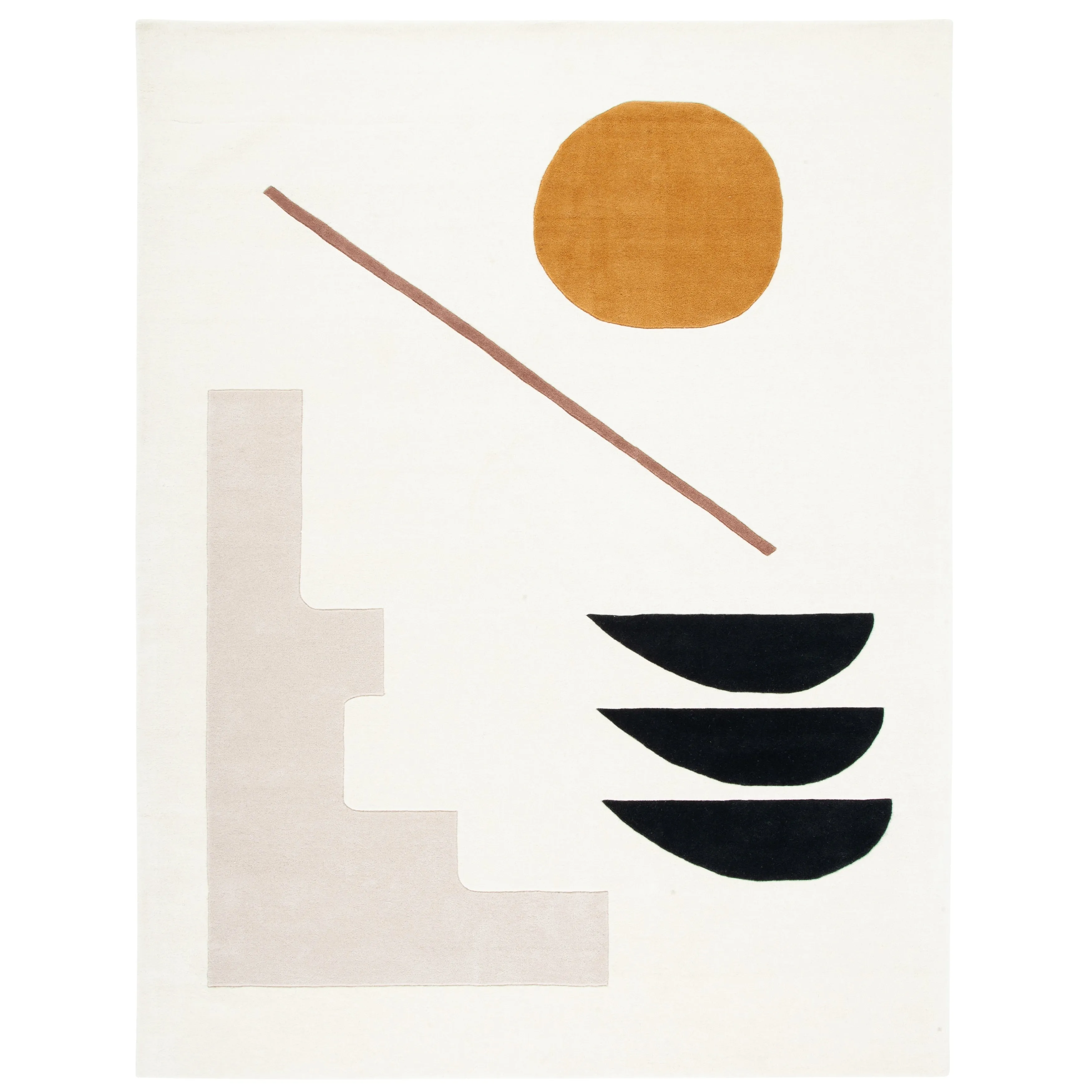 SAFAVIEH Handmade Fifth Avenue Adrie Mid-Century Modern Wool Rug