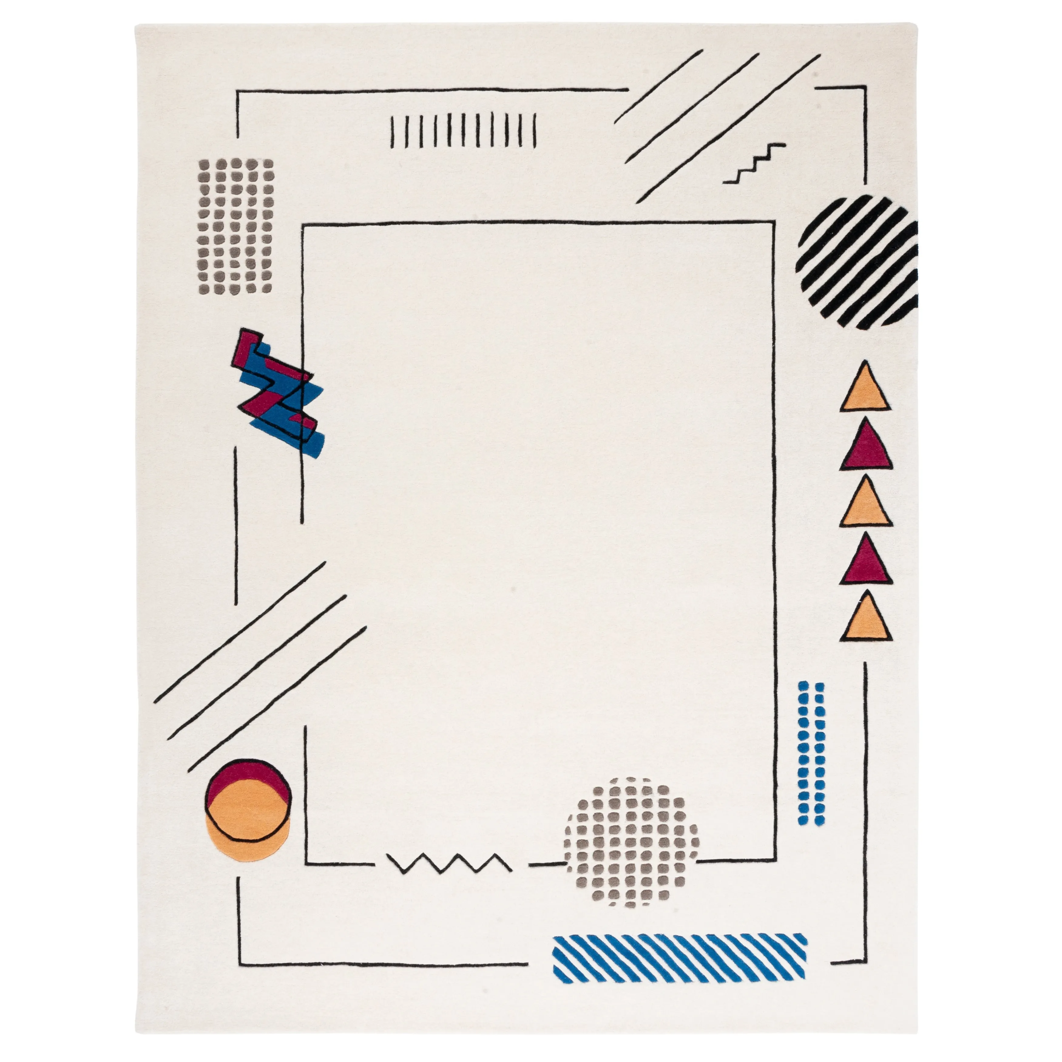SAFAVIEH Handmade Fifth Avenue Aysu Mid-Century Modern Wool Rug