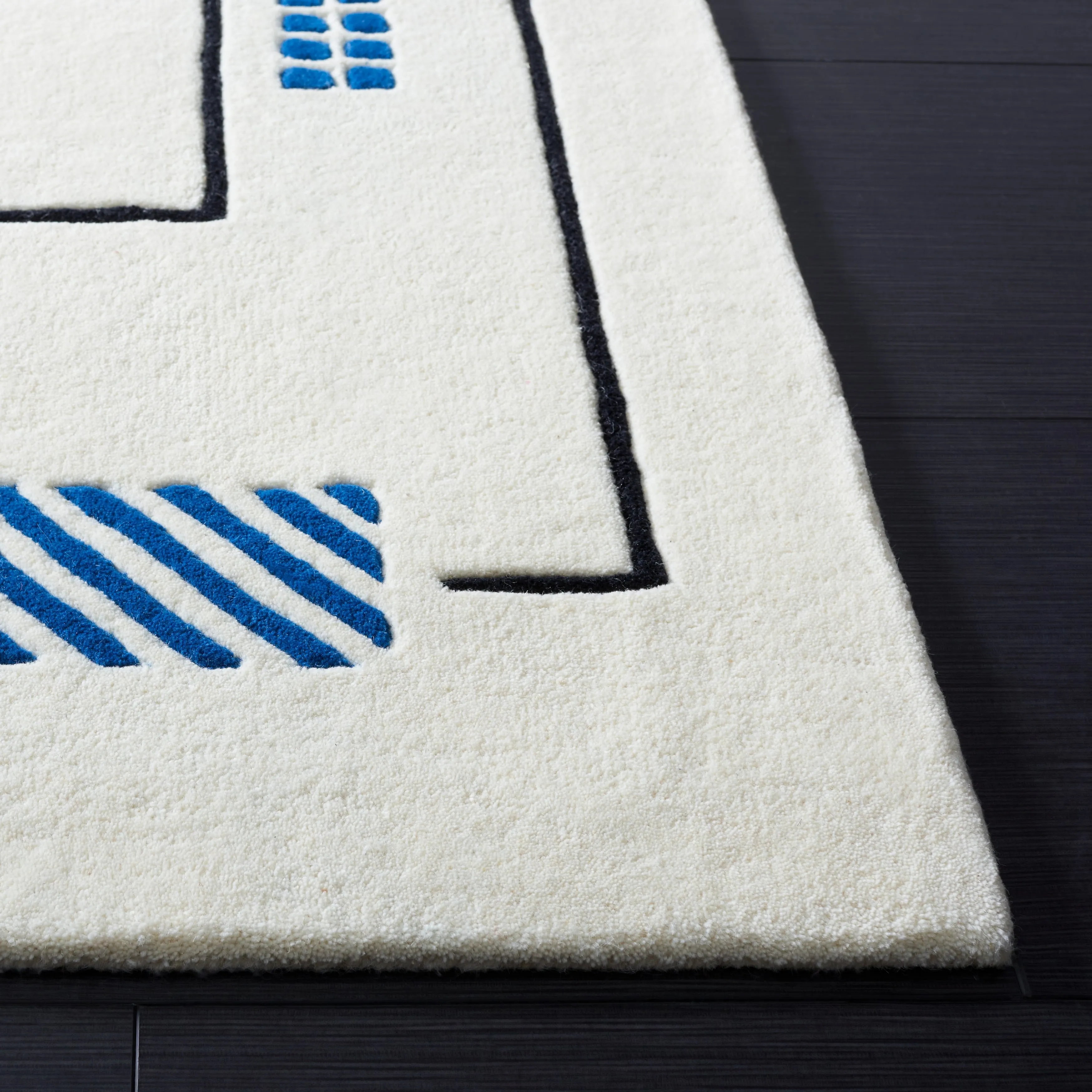 SAFAVIEH Handmade Fifth Avenue Aysu Mid-Century Modern Wool Rug
