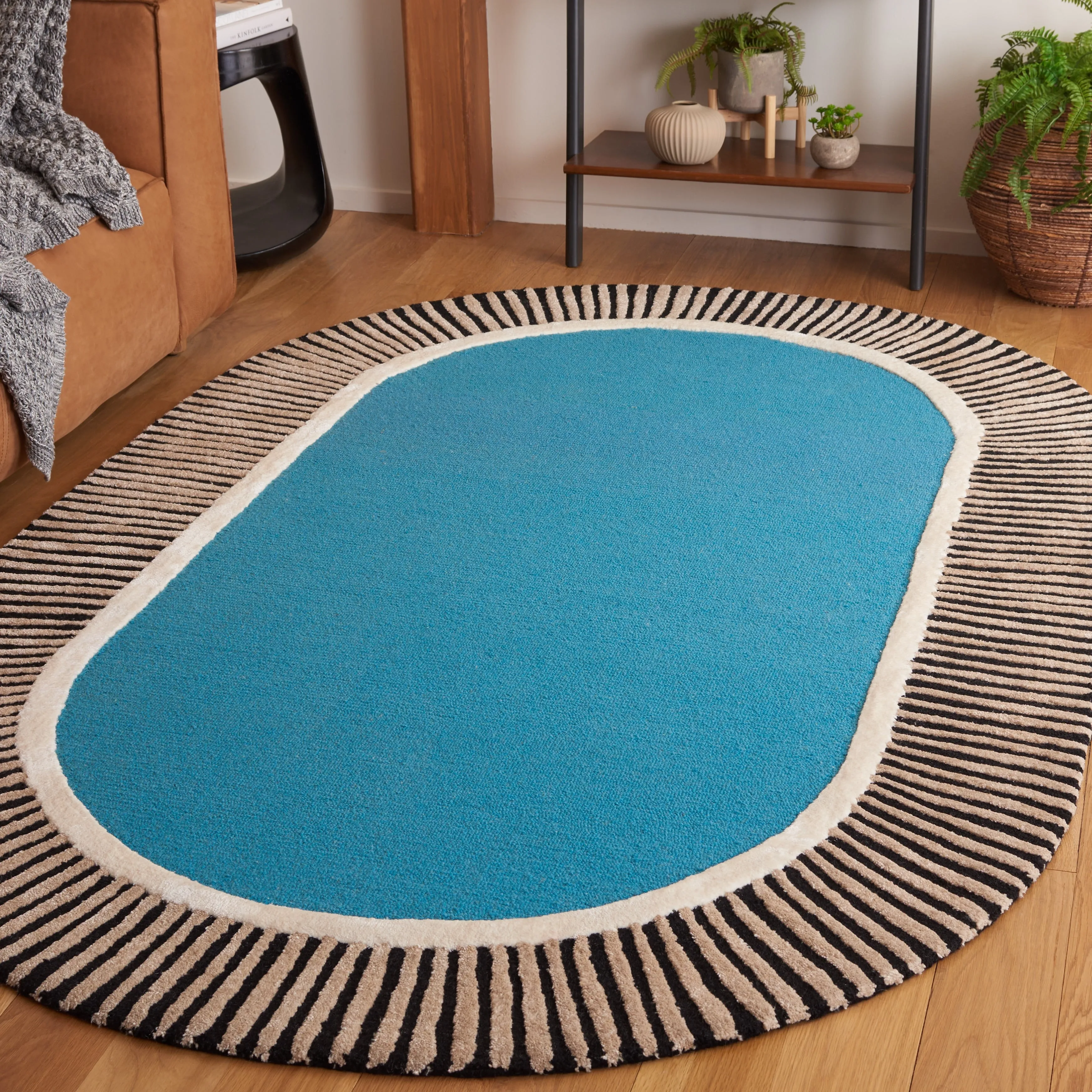SAFAVIEH Handmade Fifth Avenue Zvjatka Mid-Century Modern Wool Rug