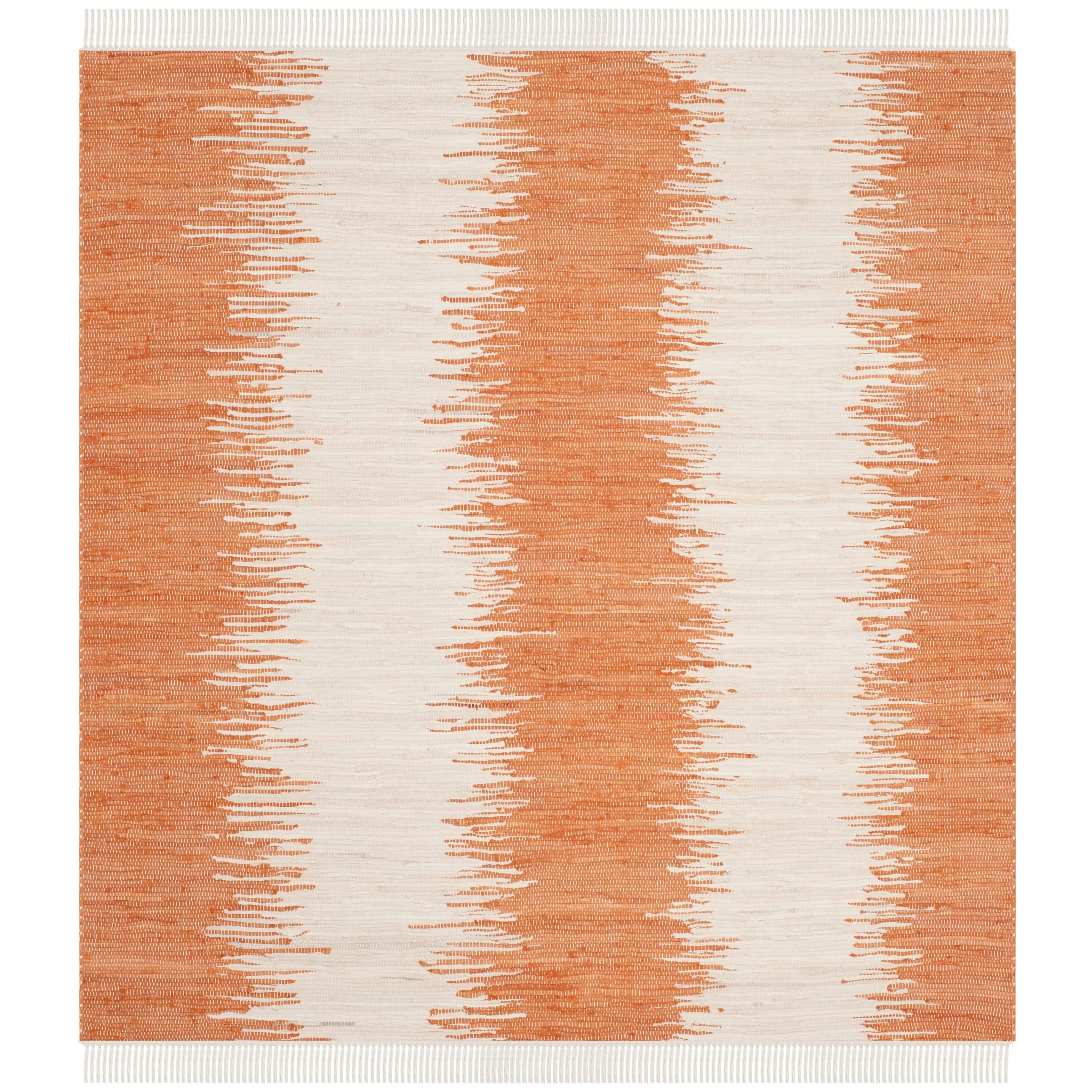 SAFAVIEH Handmade Flatweave Montauk Camille Casual Cotton Rug