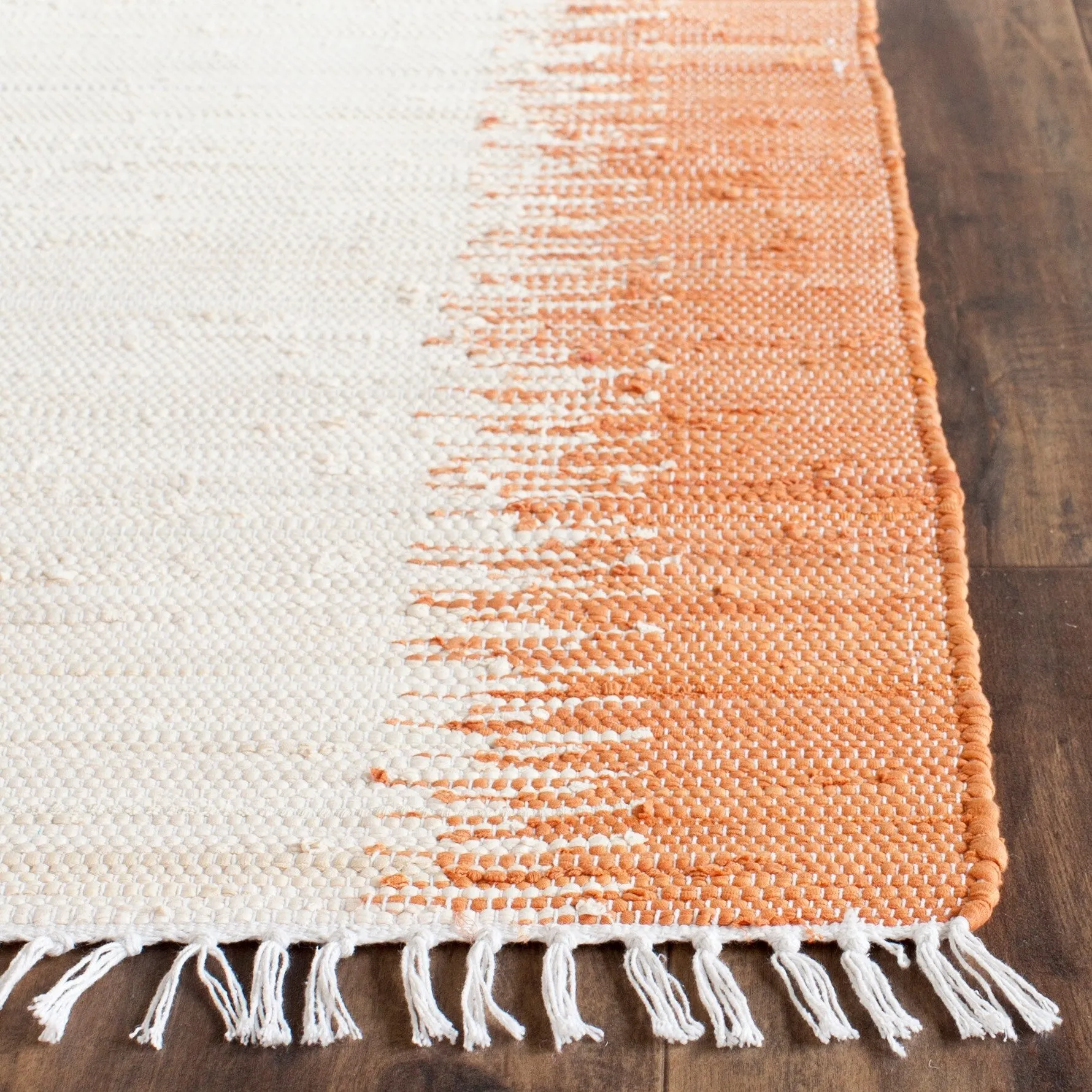 SAFAVIEH Handmade Flatweave Montauk Camille Casual Cotton Rug