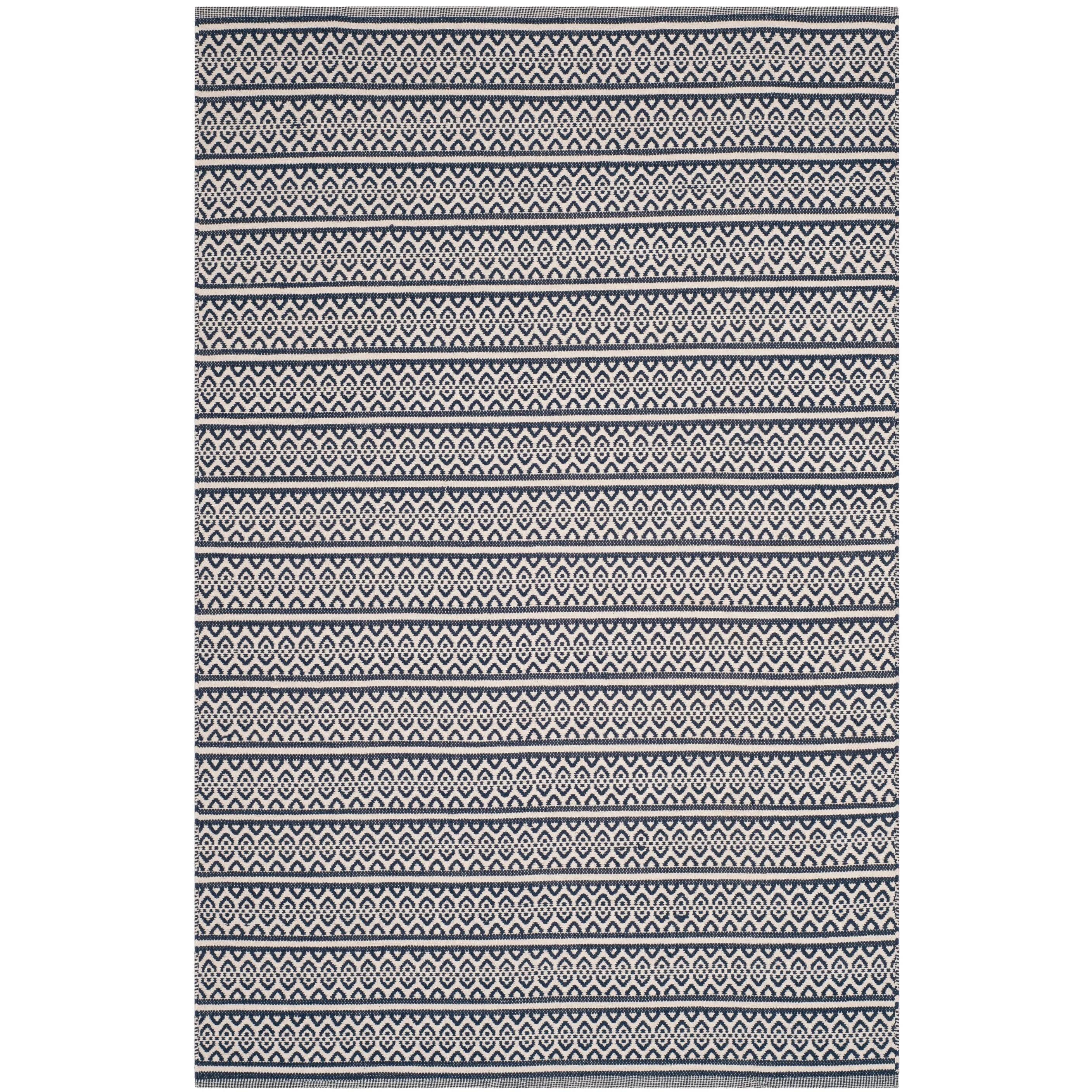 SAFAVIEH Handmade Flatweave Montauk Clayton Casual Cotton Rug