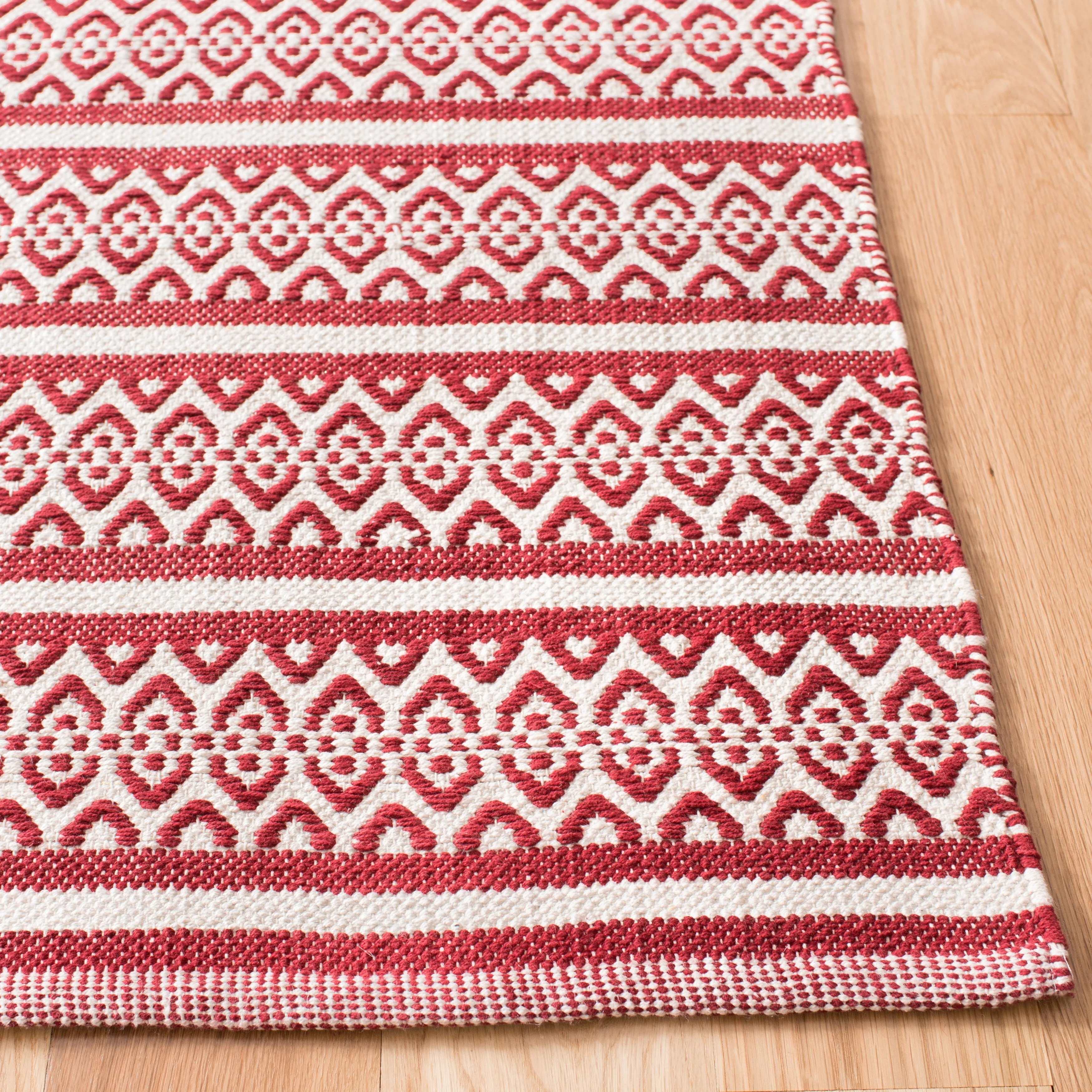 SAFAVIEH Handmade Flatweave Montauk Clayton Casual Cotton Rug