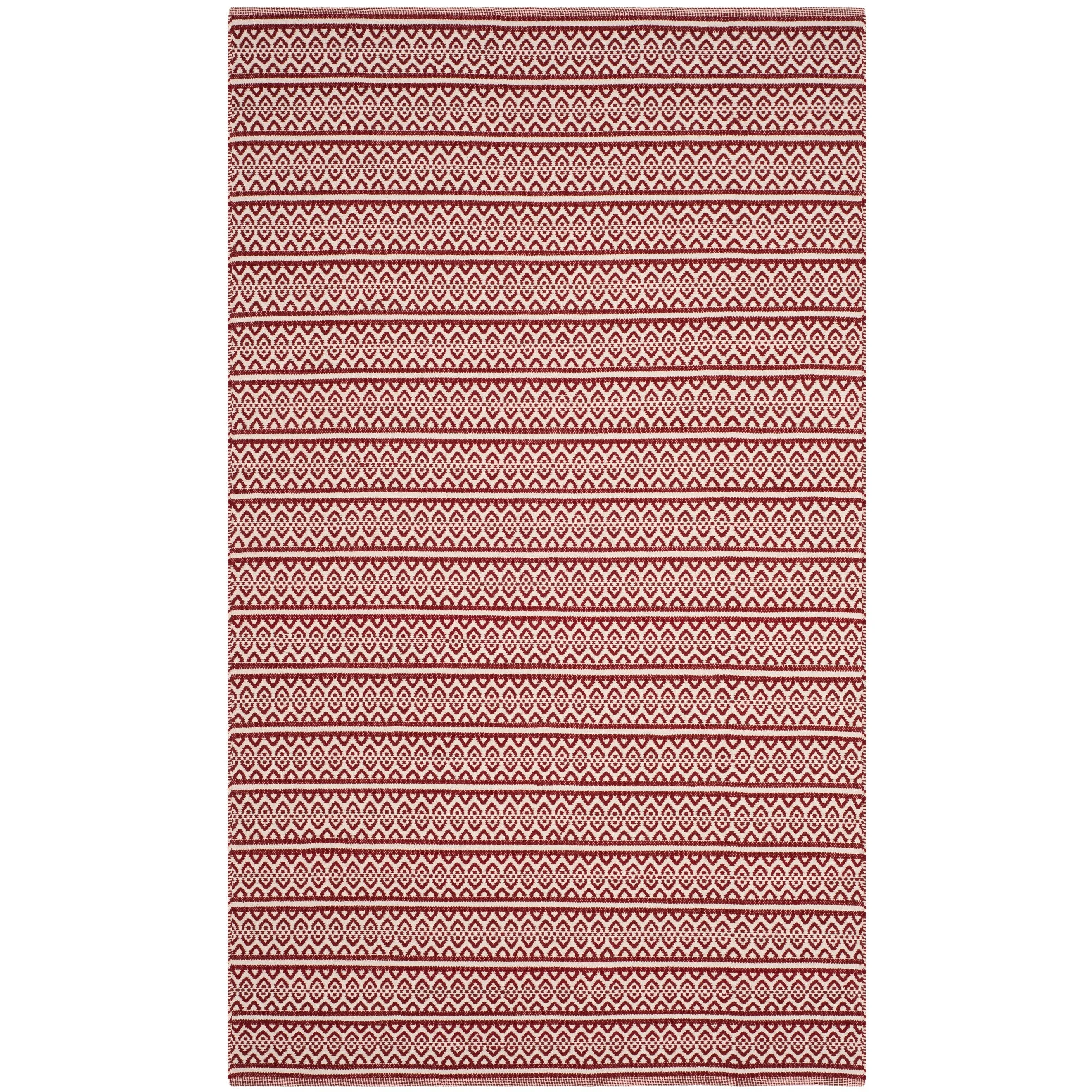 SAFAVIEH Handmade Flatweave Montauk Clayton Casual Cotton Rug