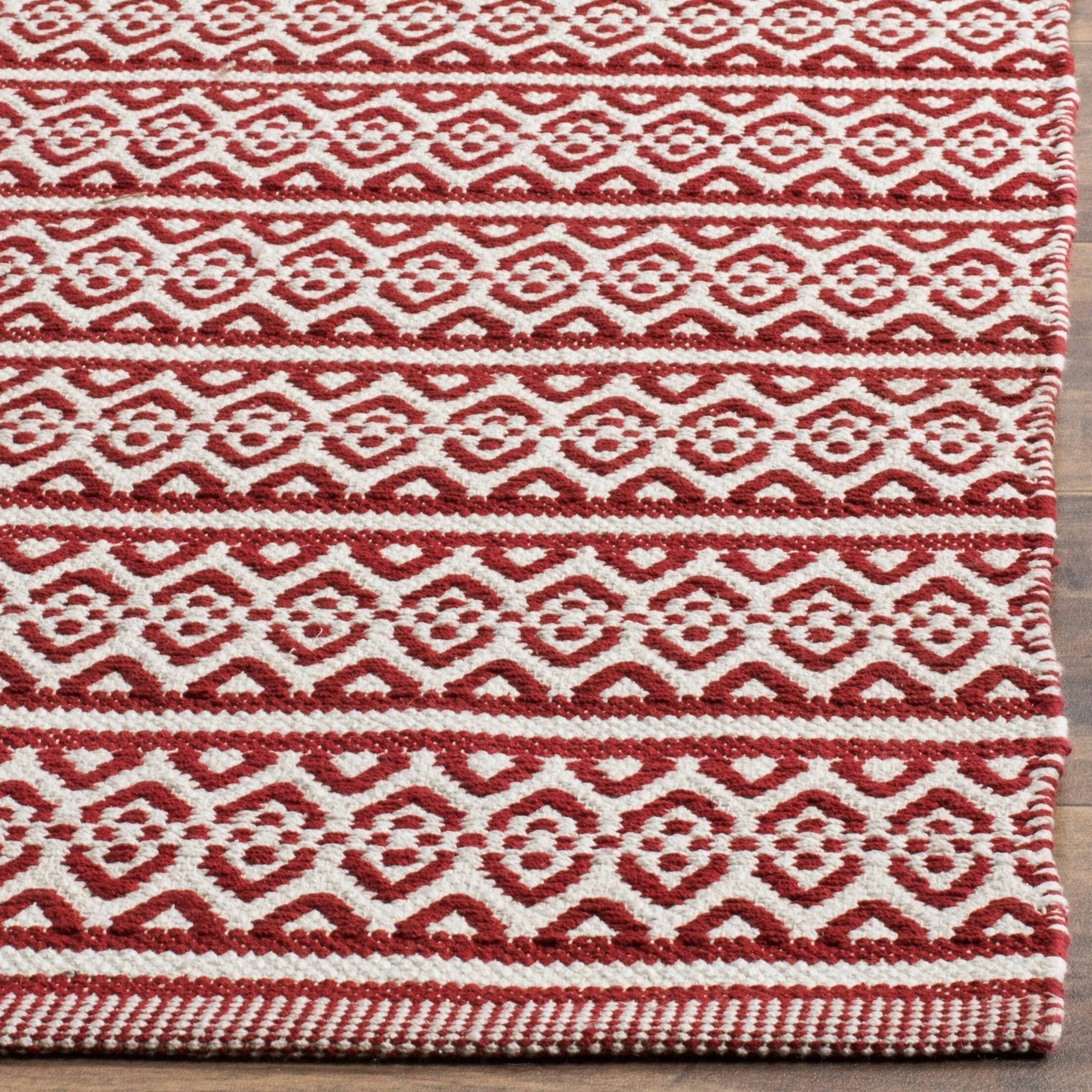 SAFAVIEH Handmade Flatweave Montauk Clayton Casual Cotton Rug