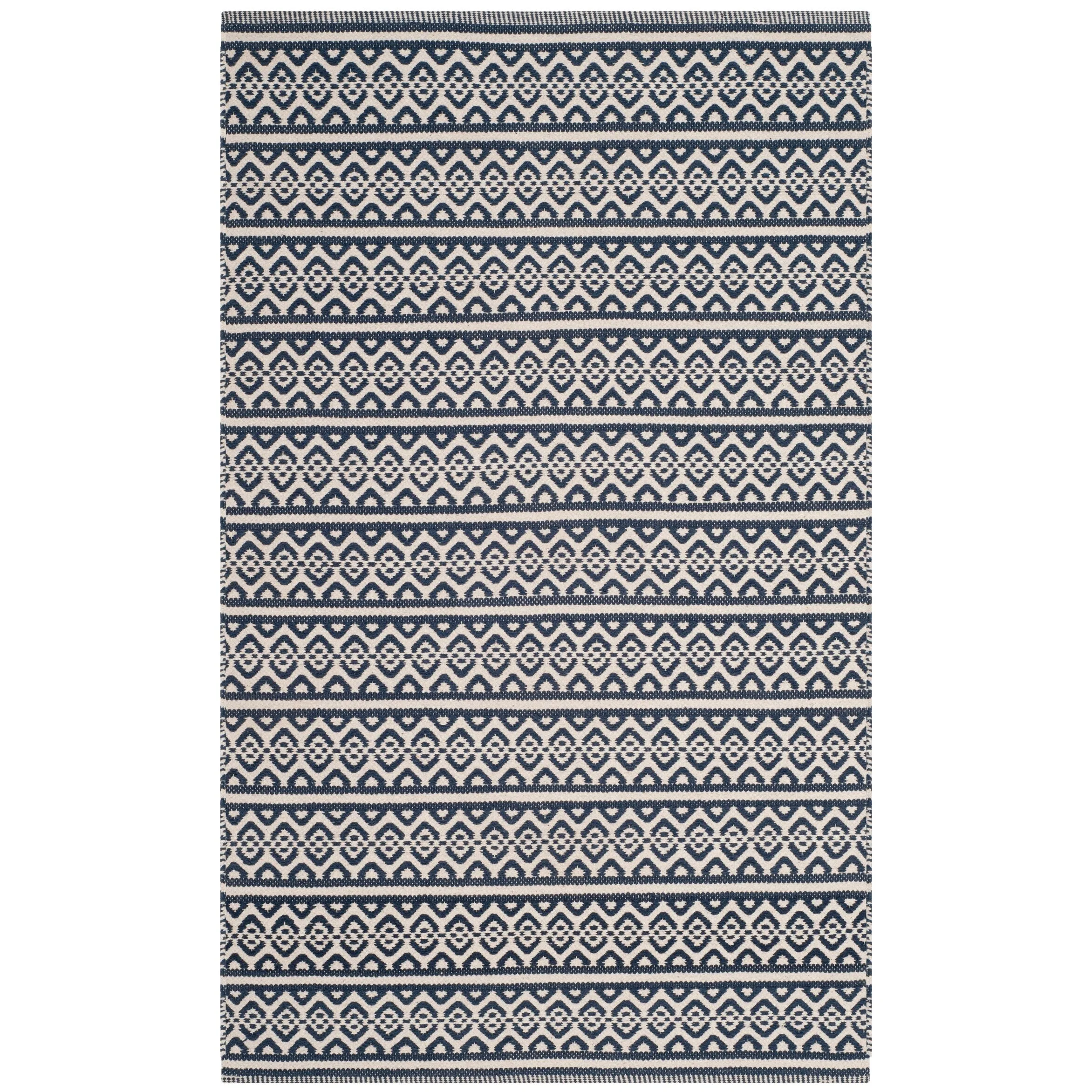 SAFAVIEH Handmade Flatweave Montauk Clayton Casual Cotton Rug