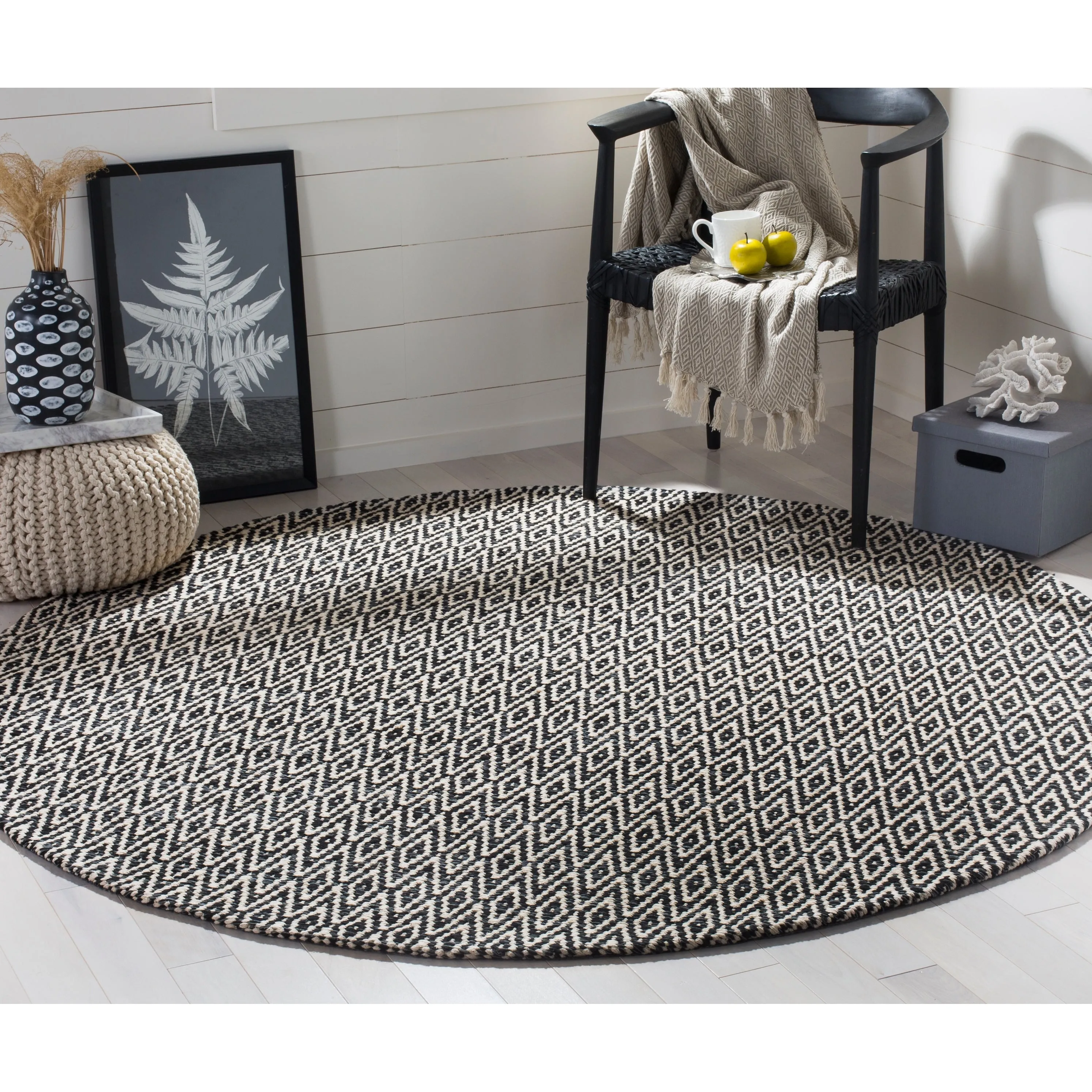 SAFAVIEH Handmade Flatweave Montauk Huxley Sisal Casual Cotton Rug