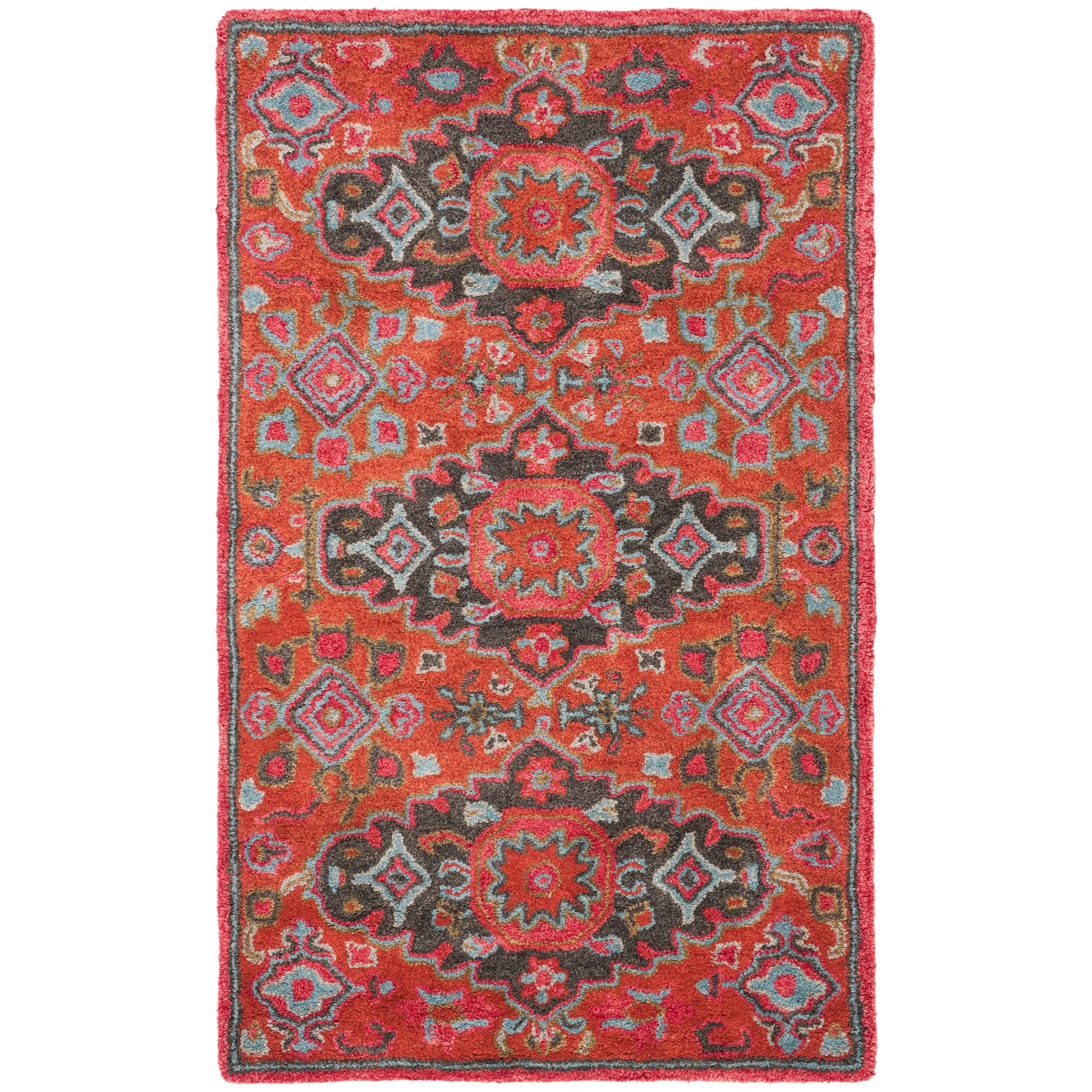 SAFAVIEH Handmade Heritage Krystelle Traditional Oriental Wool Rug