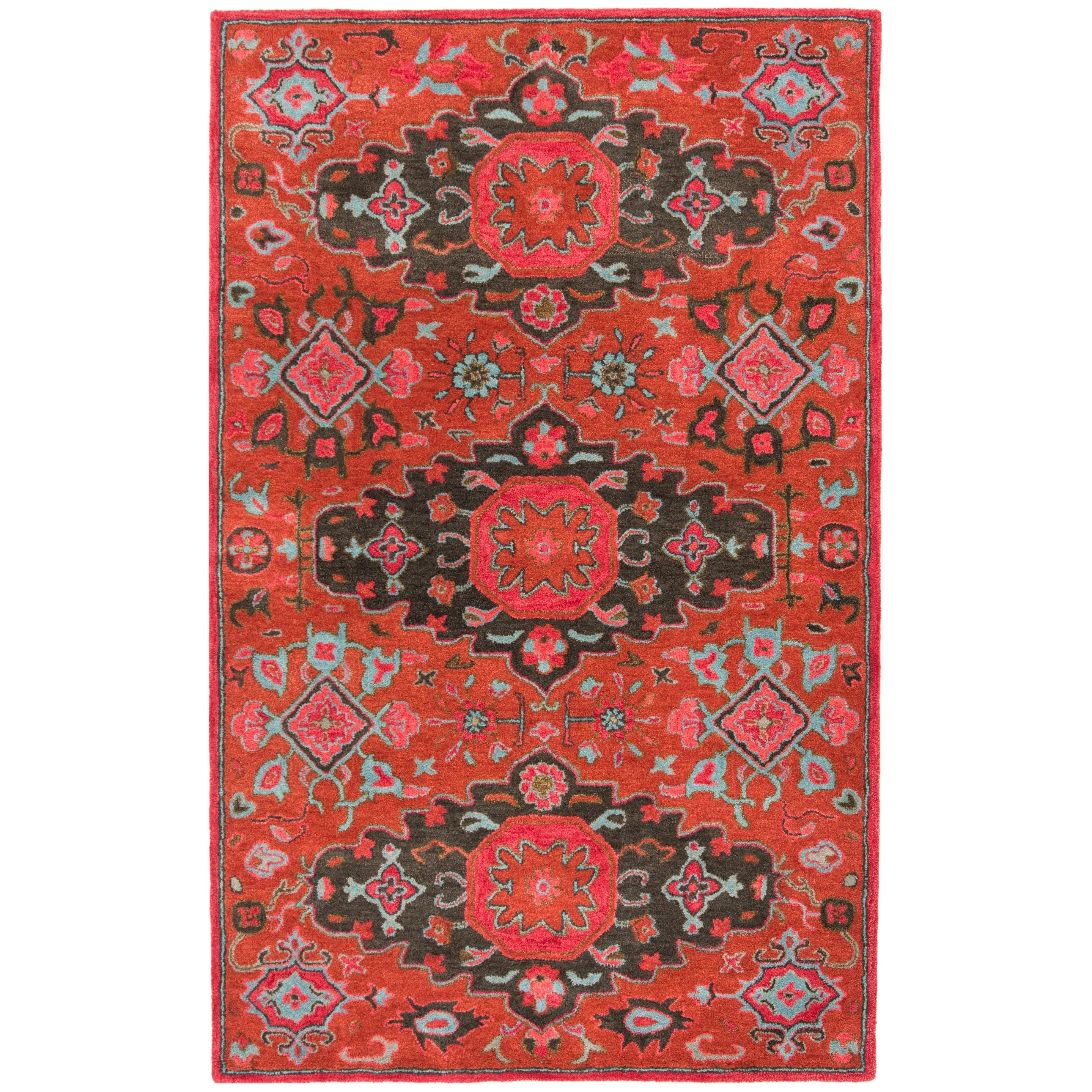 SAFAVIEH Handmade Heritage Krystelle Traditional Oriental Wool Rug