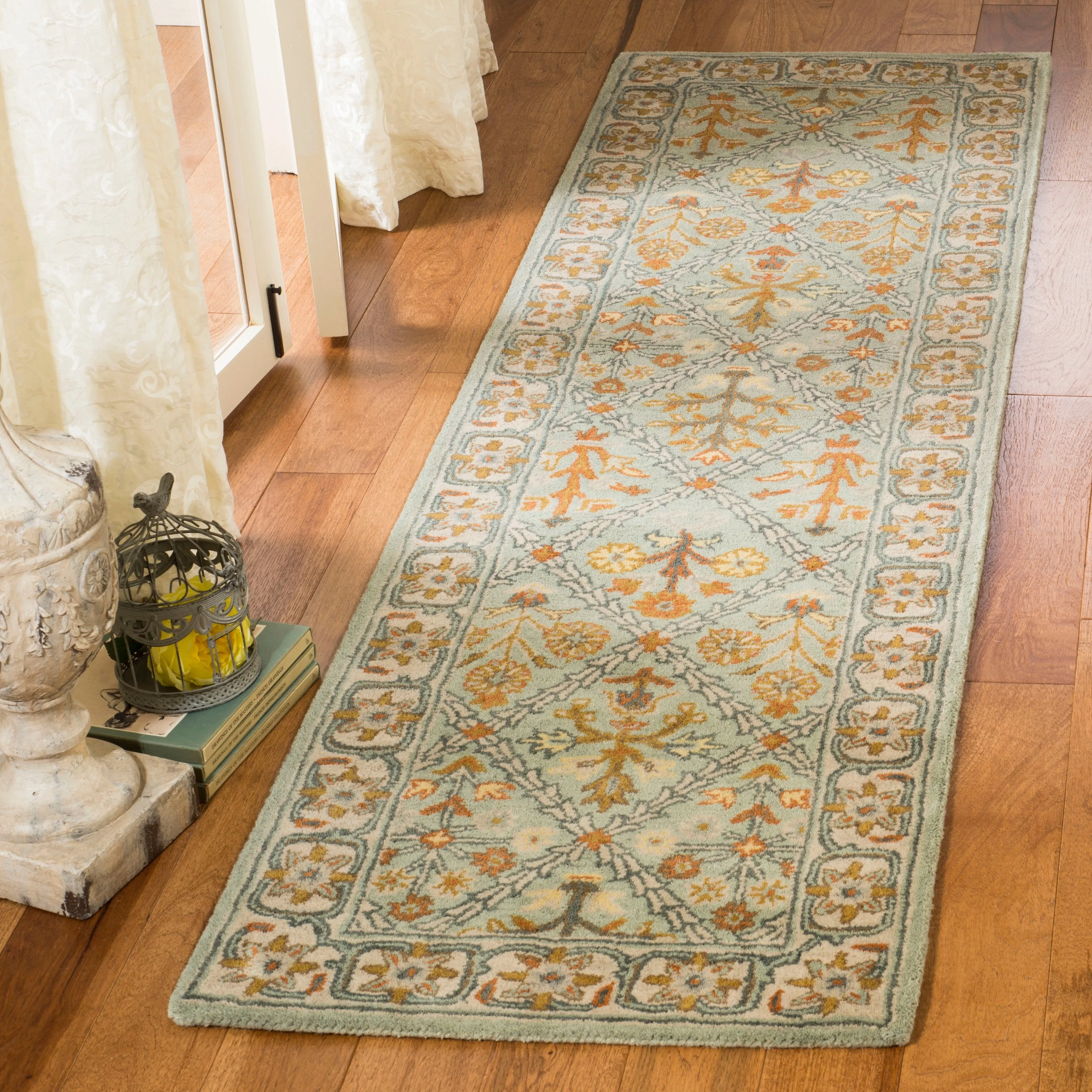 SAFAVIEH Handmade Heritage Overlapping Diamond Traditional Oriental Wool Rug