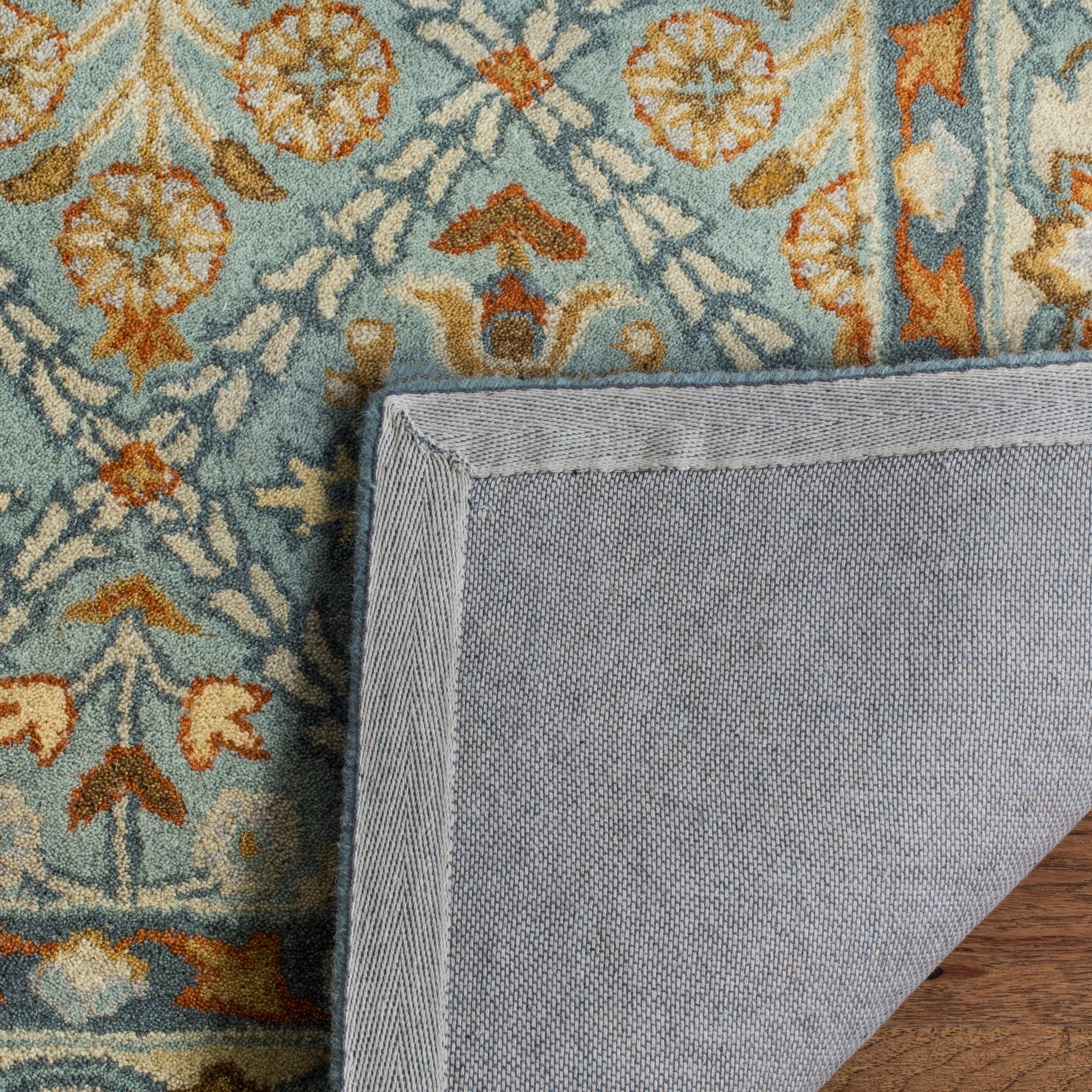 SAFAVIEH Handmade Heritage Overlapping Diamond Traditional Oriental Wool Rug