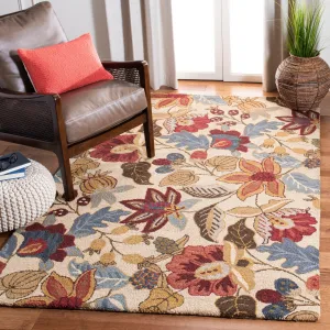 SAFAVIEH Handmade Jardin Monka Country Floral Wool Rug