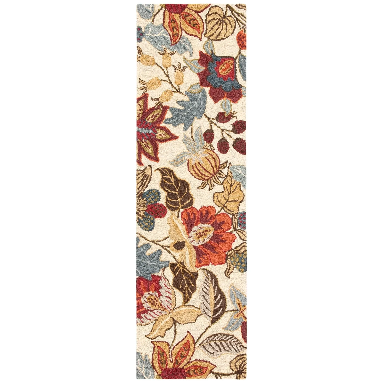 SAFAVIEH Handmade Jardin Monka Country Floral Wool Rug