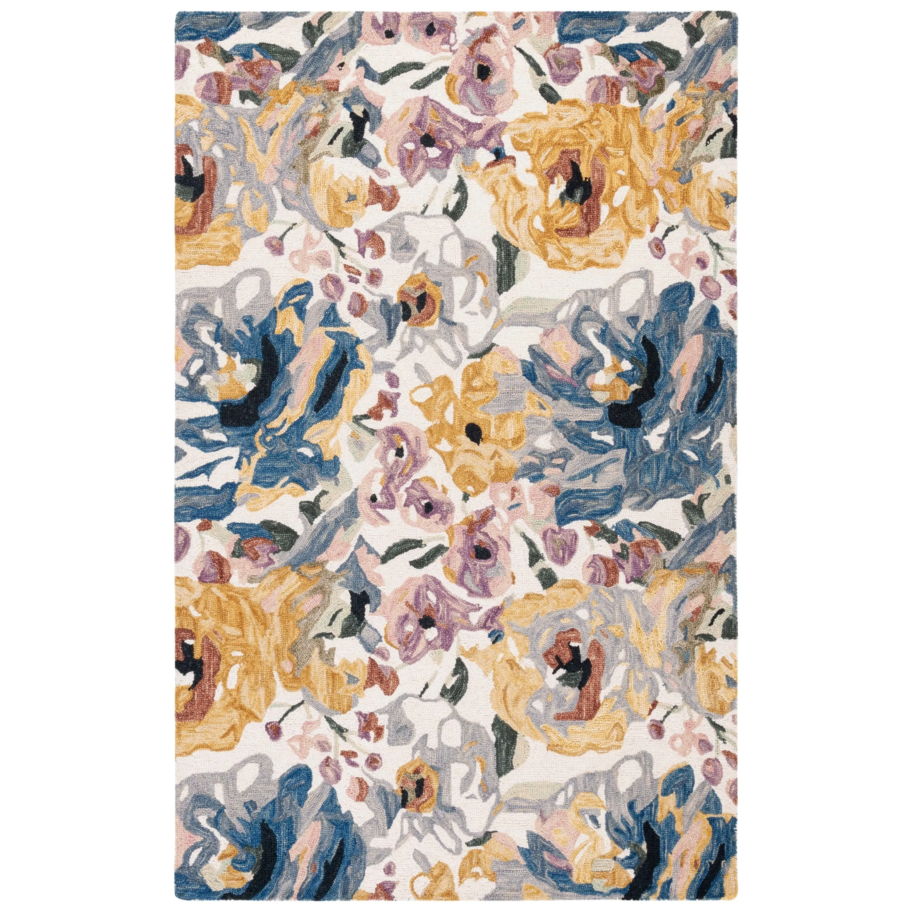 SAFAVIEH Handmade Jardin Piermaria Floral Wool Rug