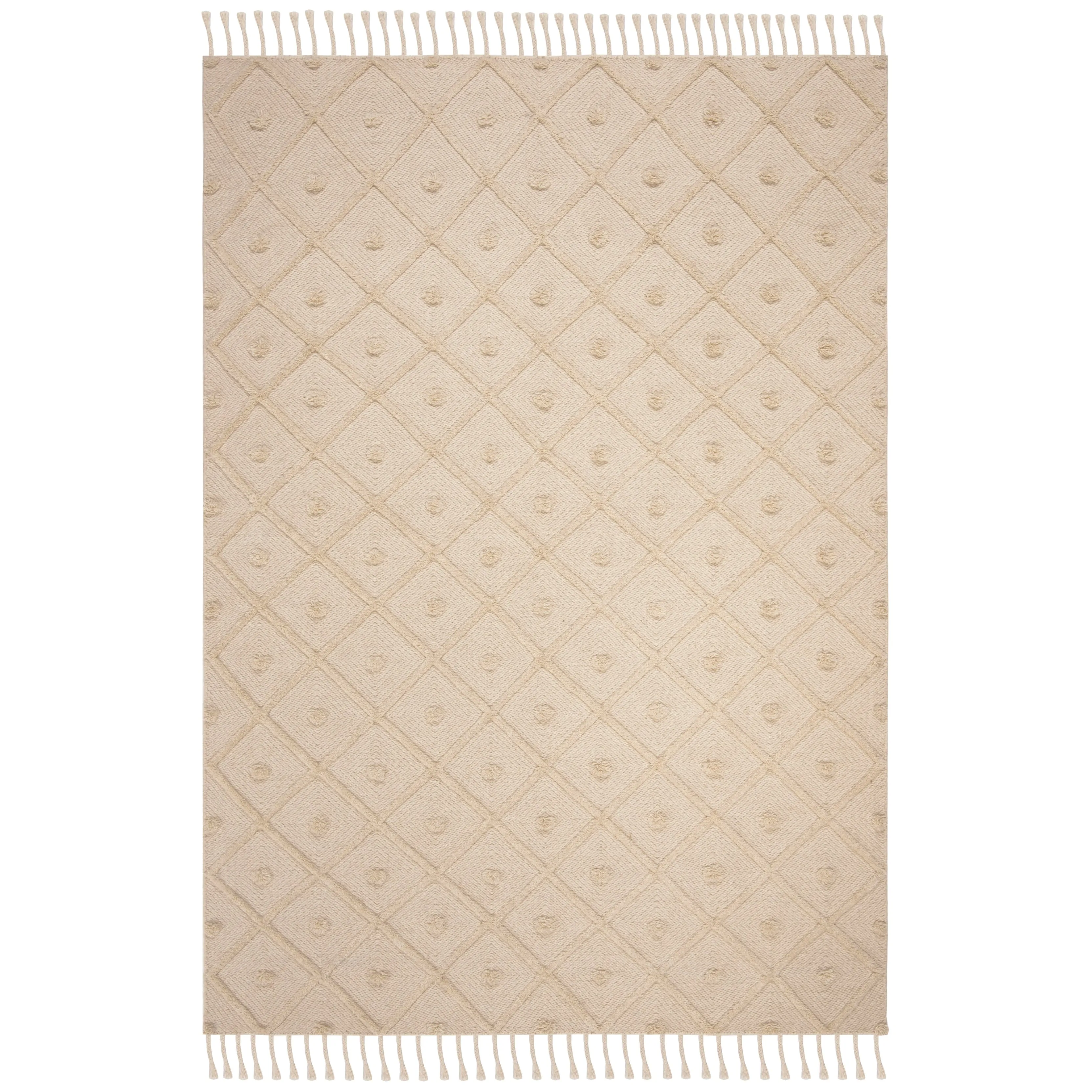 SAFAVIEH Handmade Kenya Eguzkie Trellis Wool Rug