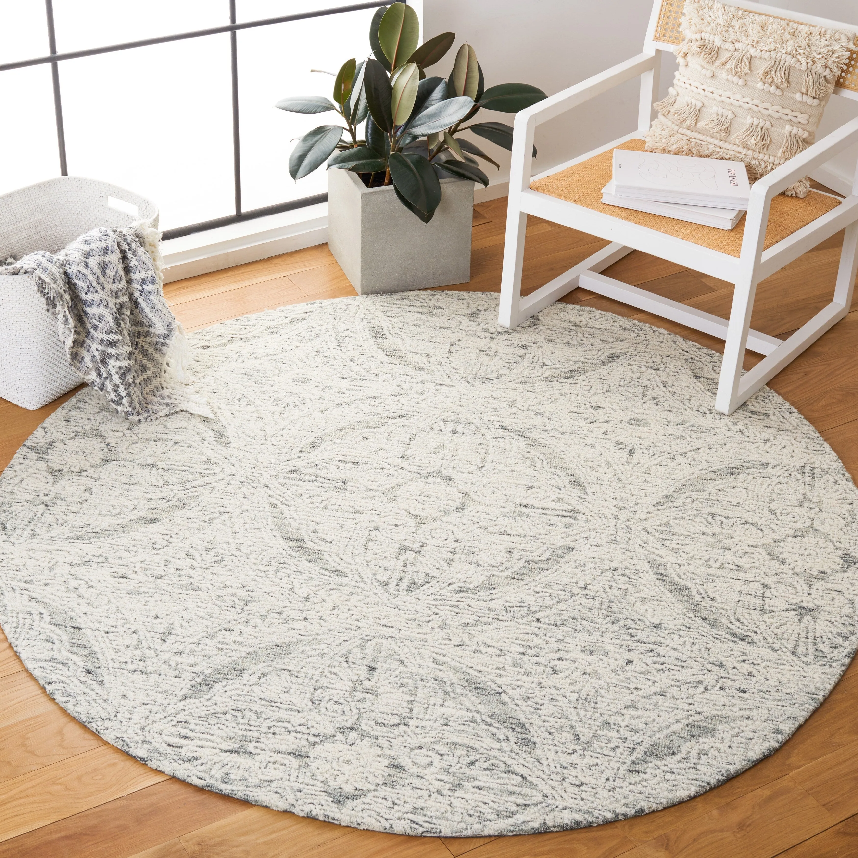 SAFAVIEH Handmade Metro Amala French Country Wool Rug