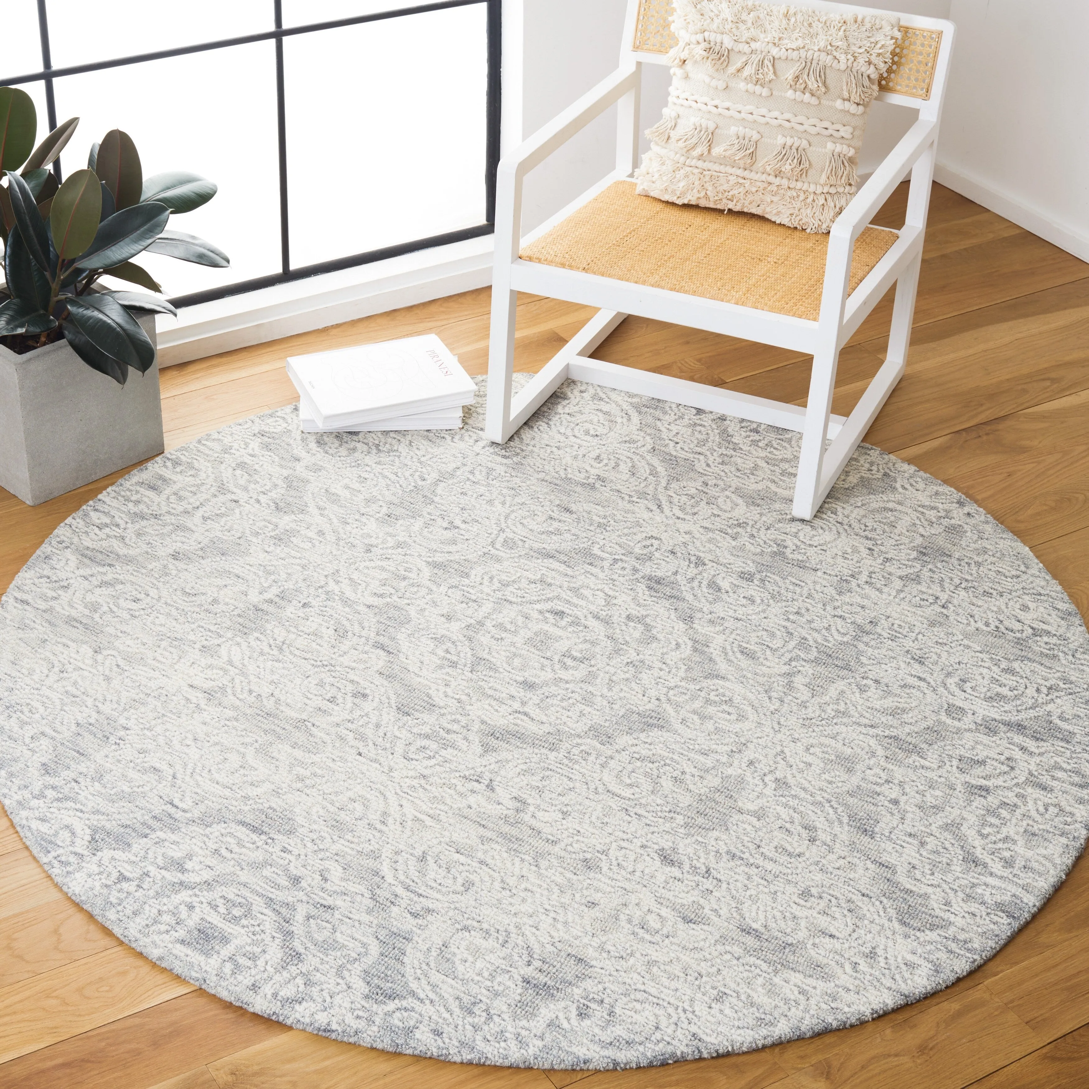SAFAVIEH Handmade Metro Bhavani French Country Wool Rug