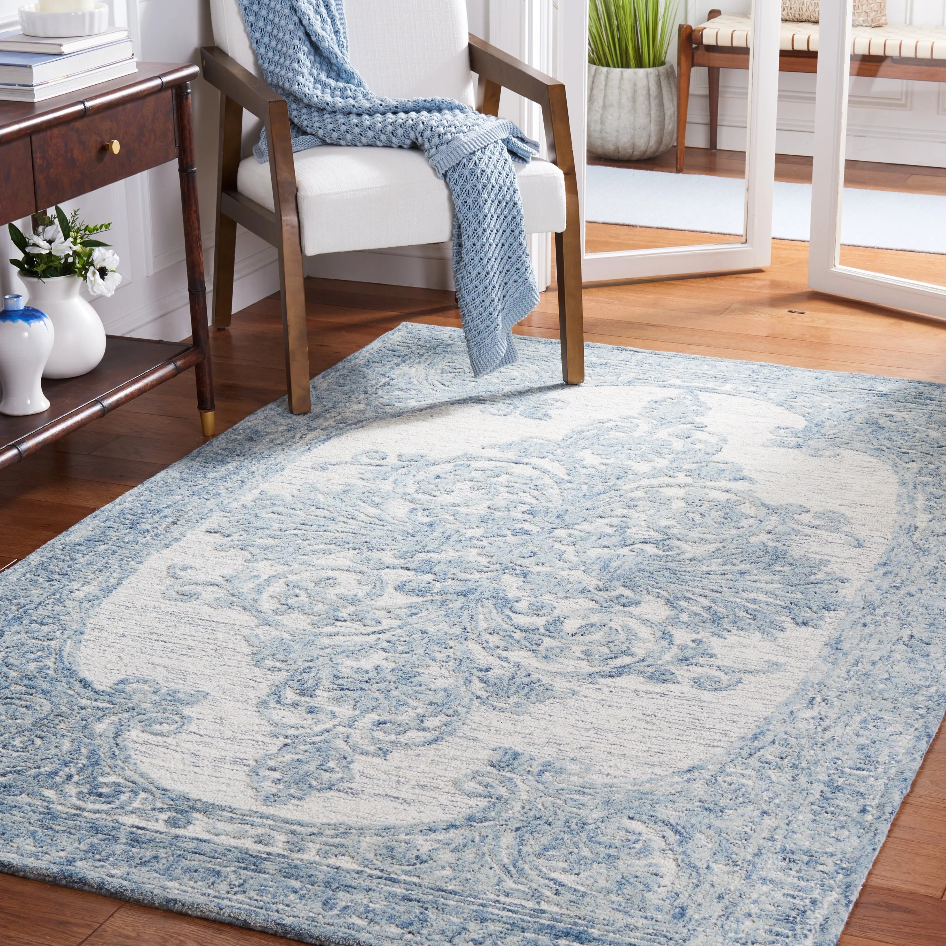 SAFAVIEH Handmade Metro Styliani Oriental Wool Rug