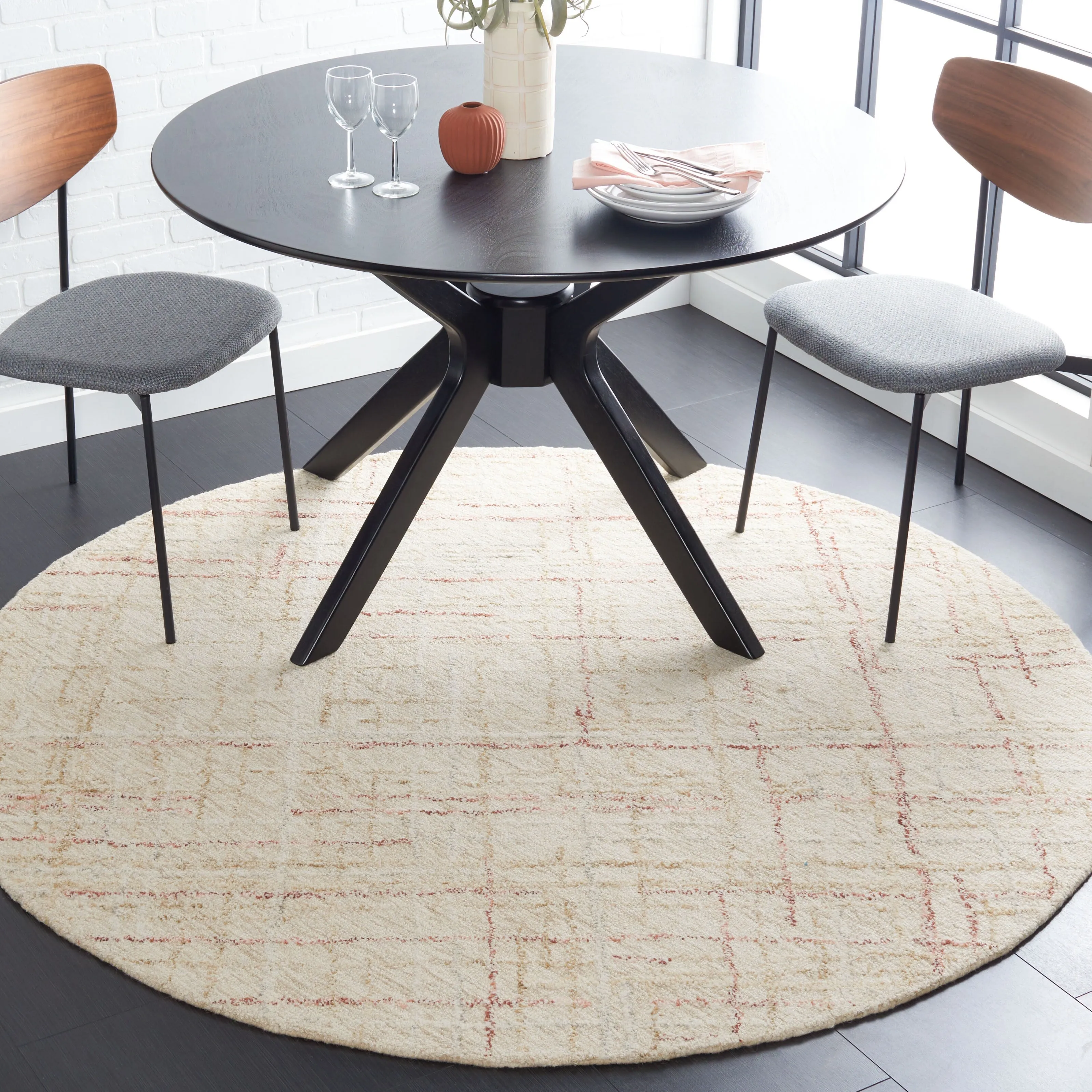 SAFAVIEH Handmade Micro-Loop Gokce Modern Wool Rug