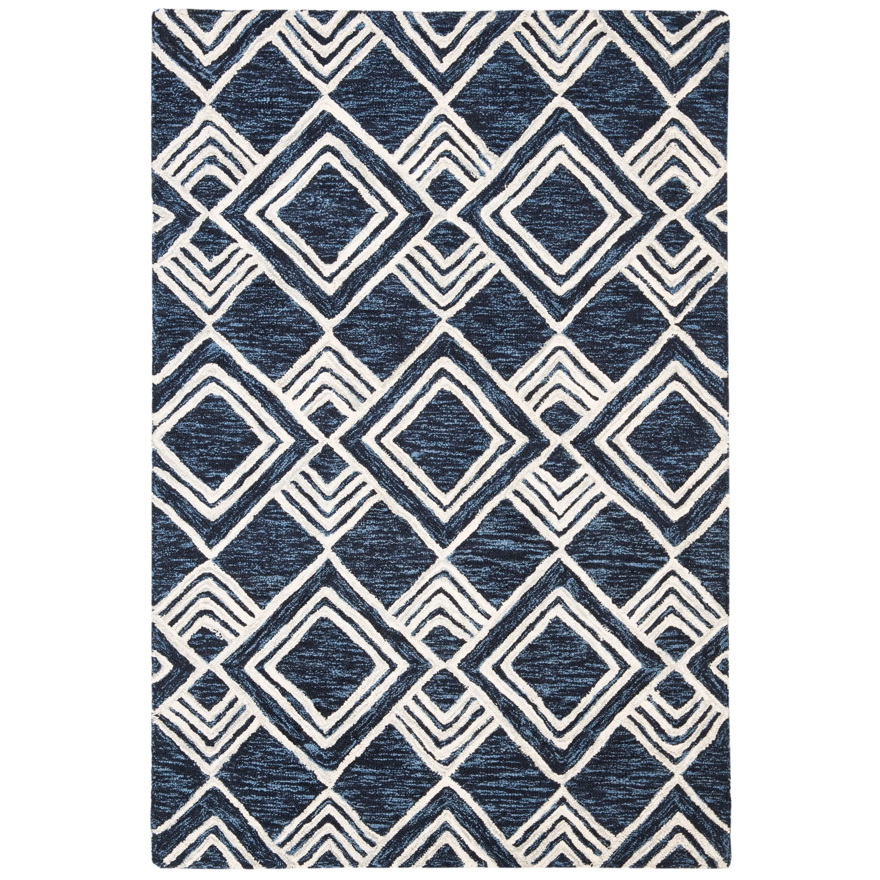 SAFAVIEH Handmade Micro-Loop Sevcan Moroccan Wool Rug