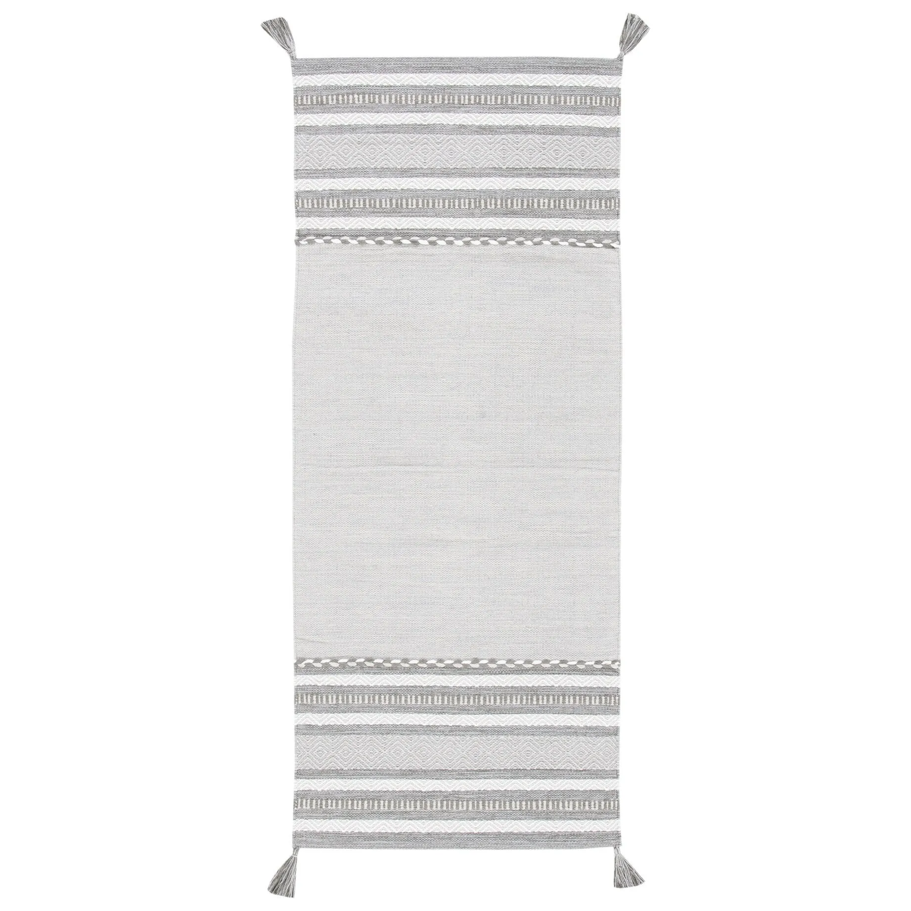 SAFAVIEH Handmade Montauk Carisbrooke Boho Stripe Cotton Flatweave Rug