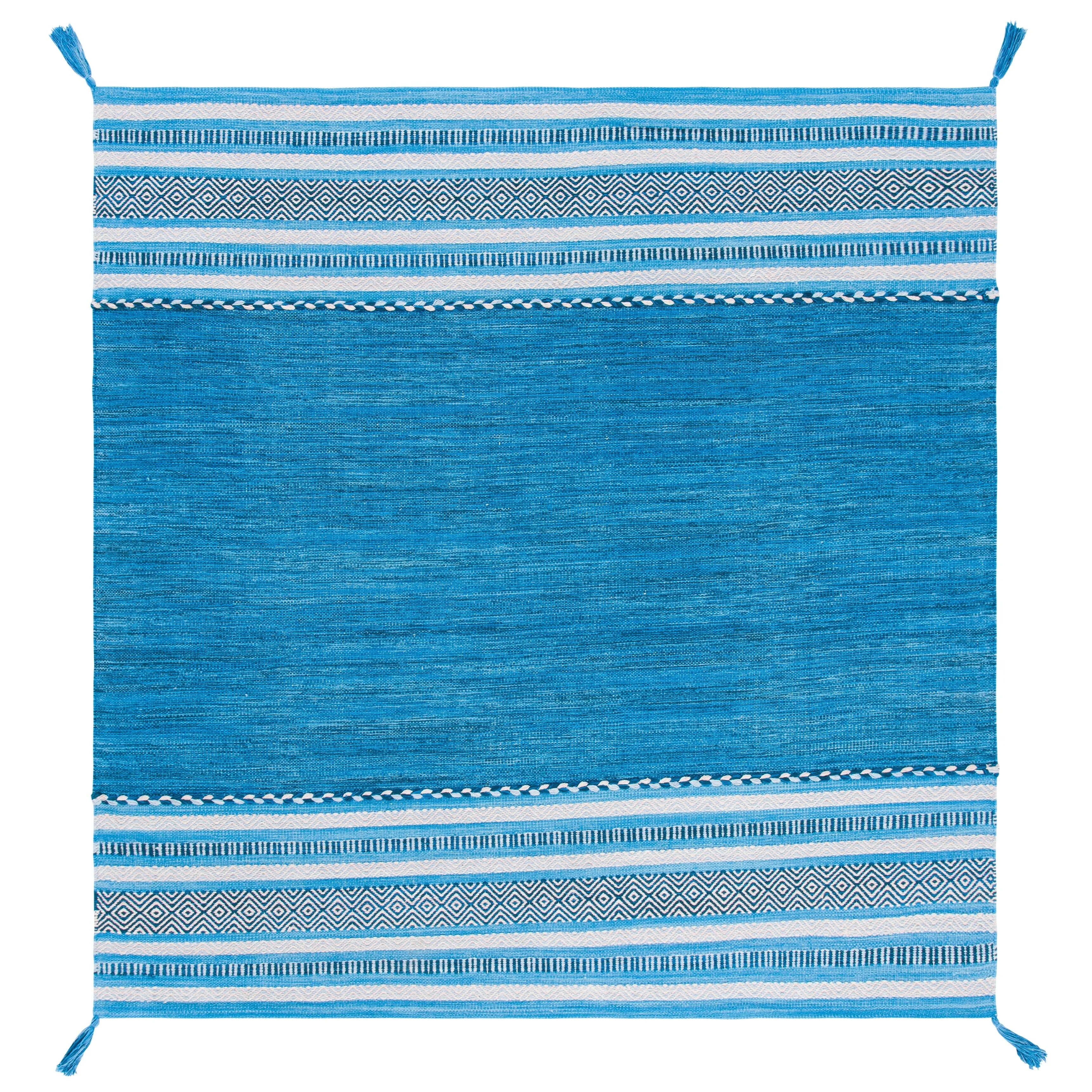 SAFAVIEH Handmade Montauk Carisbrooke Boho Stripe Cotton Flatweave Rug